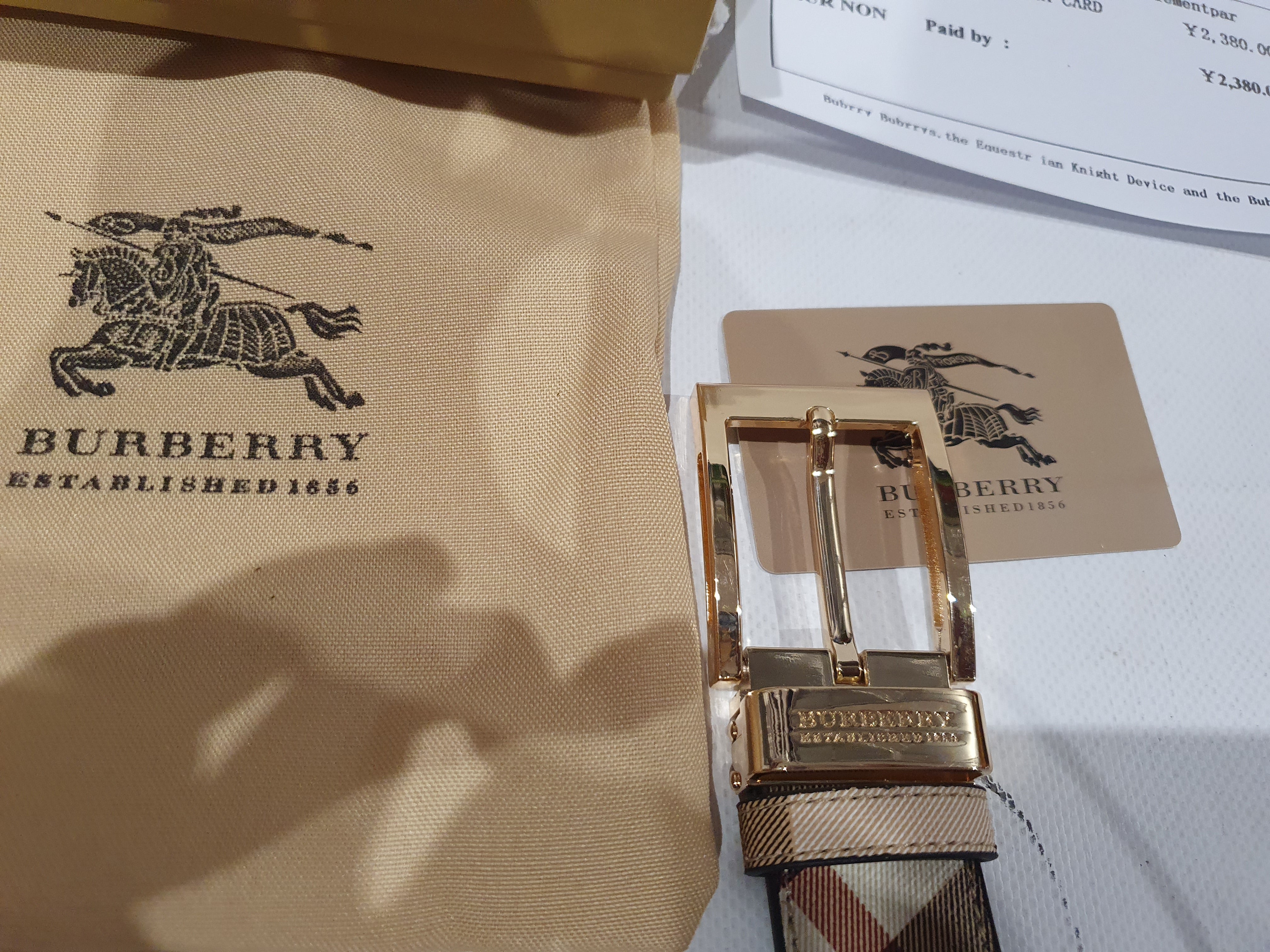 Burberry belt