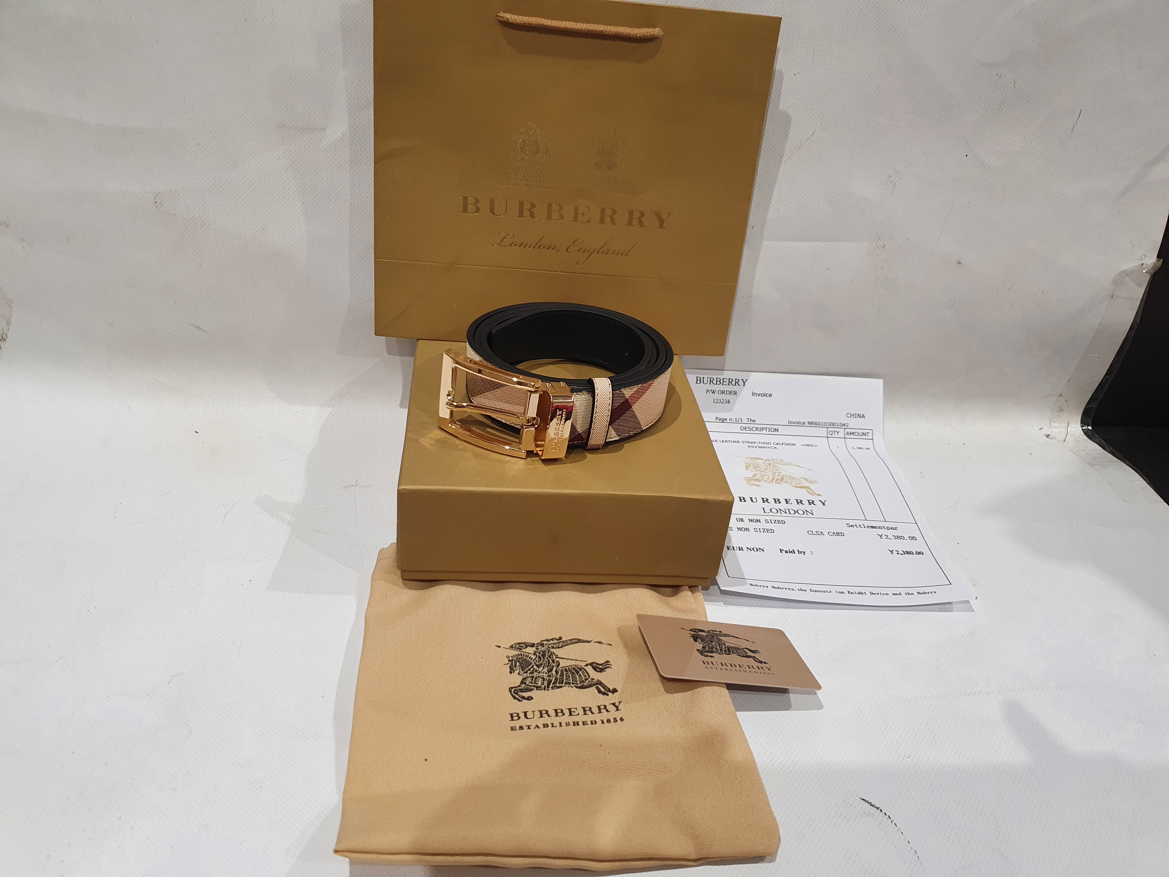 Burberry belt