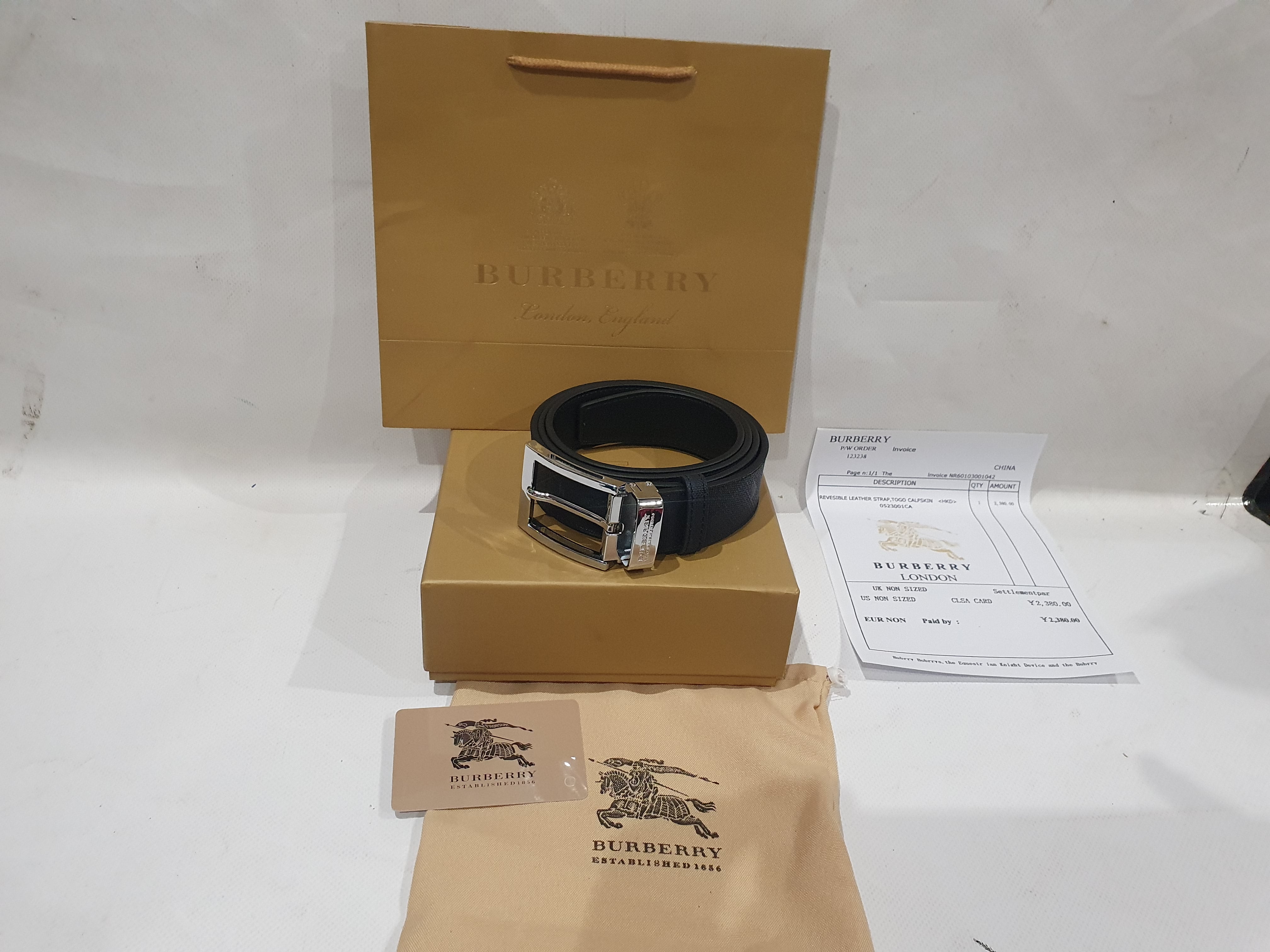 Burberry belt