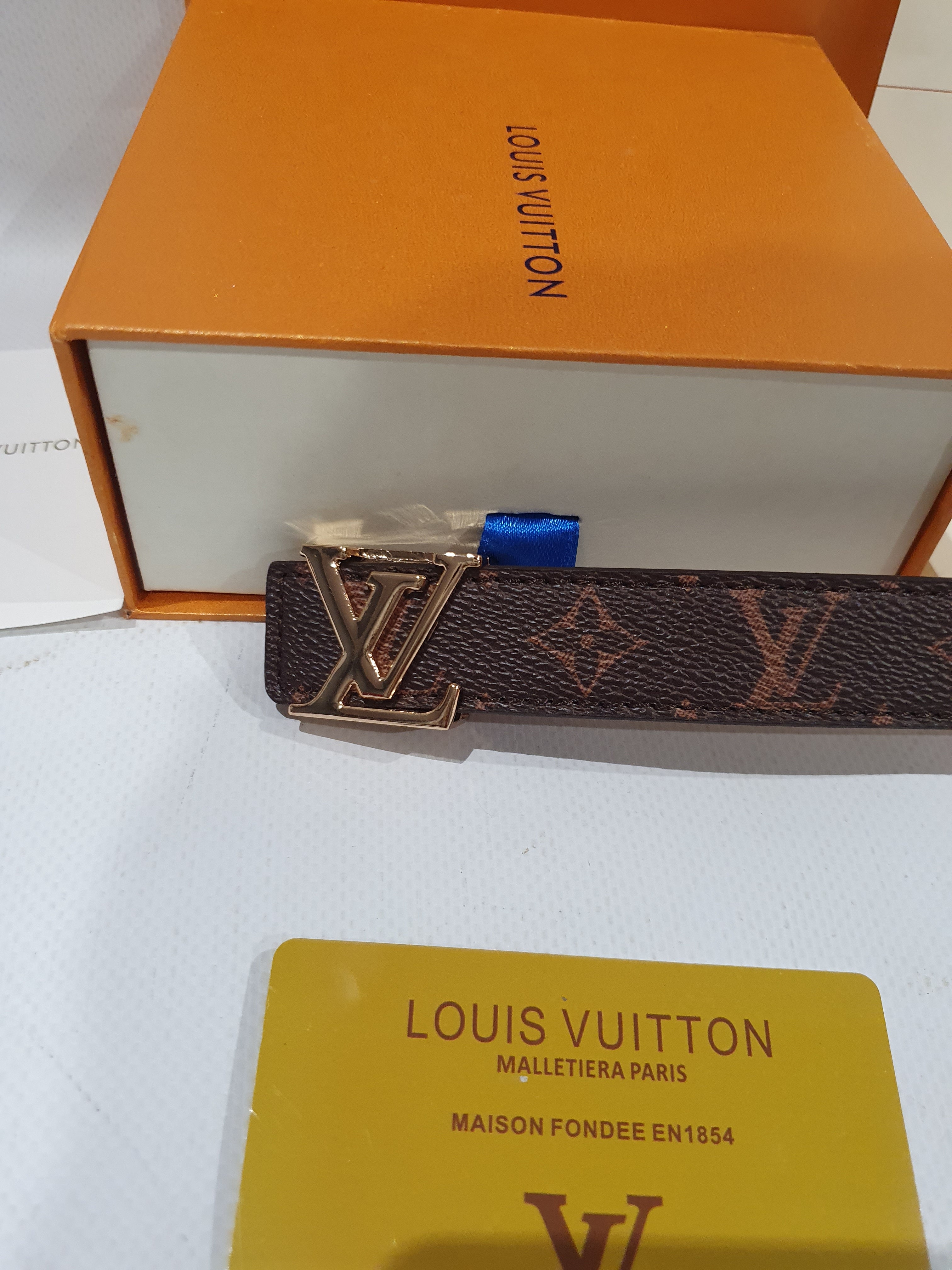 Louis Vuitton  thin Belt 2.5cm