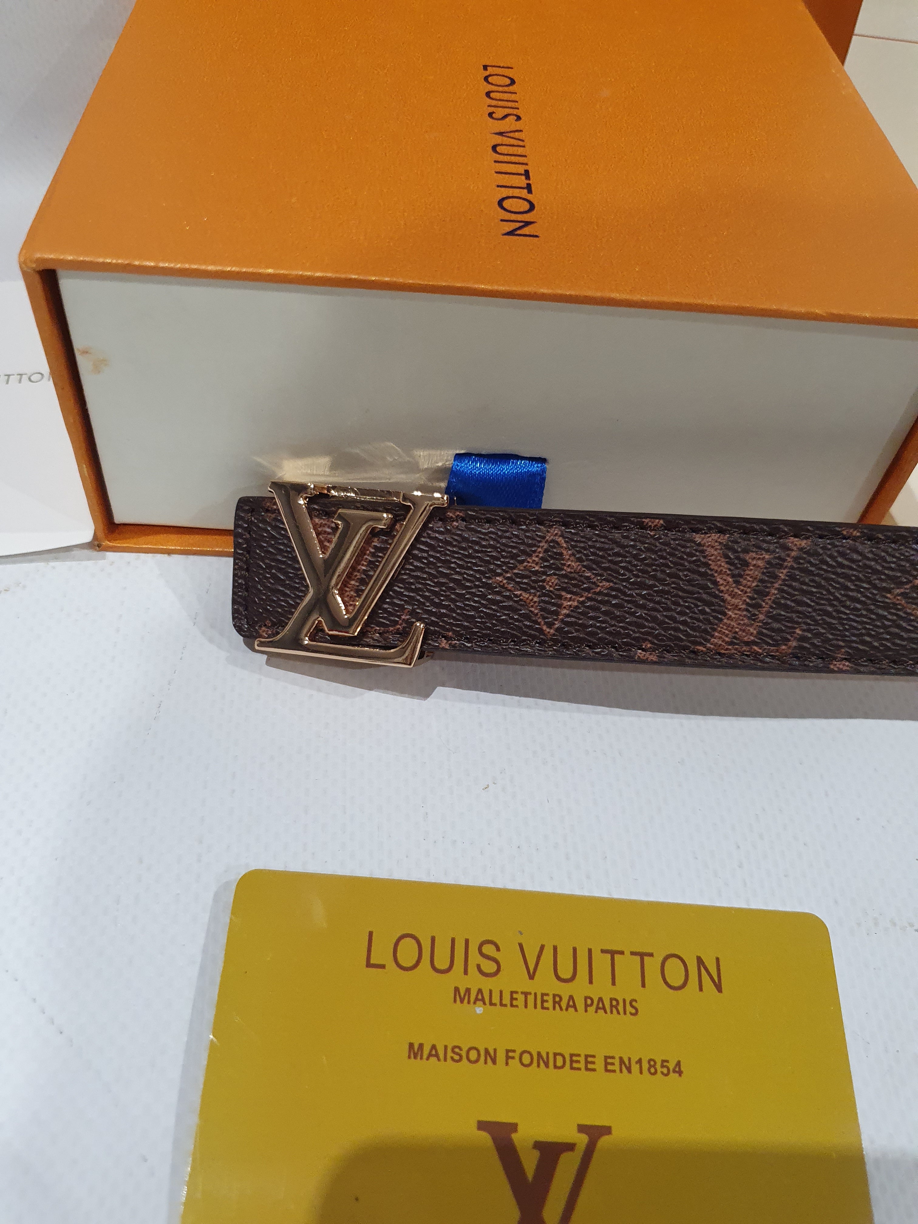 Louis Vuitton  thin Belt 2.5cm