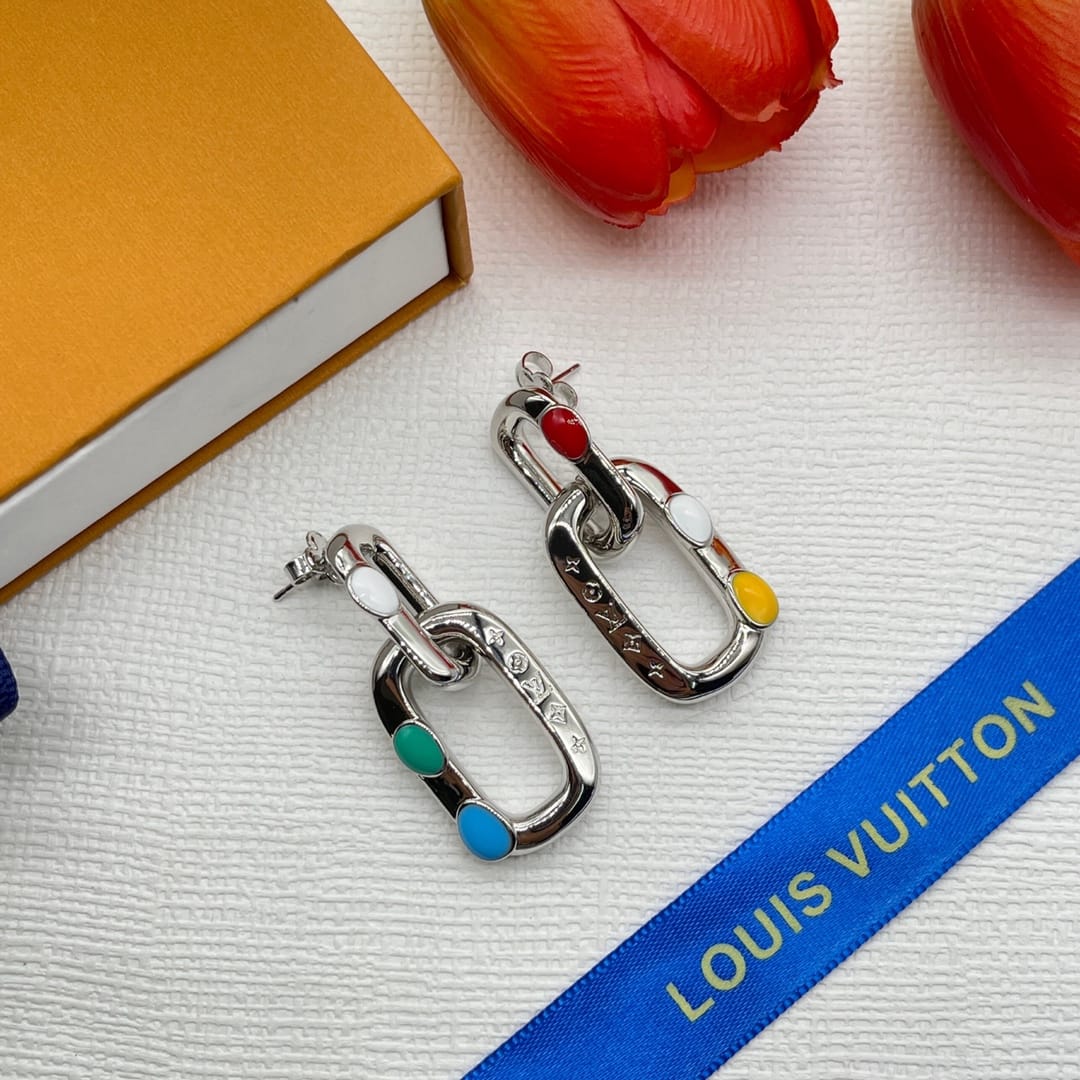 Louis Vuitton Chain Earrings