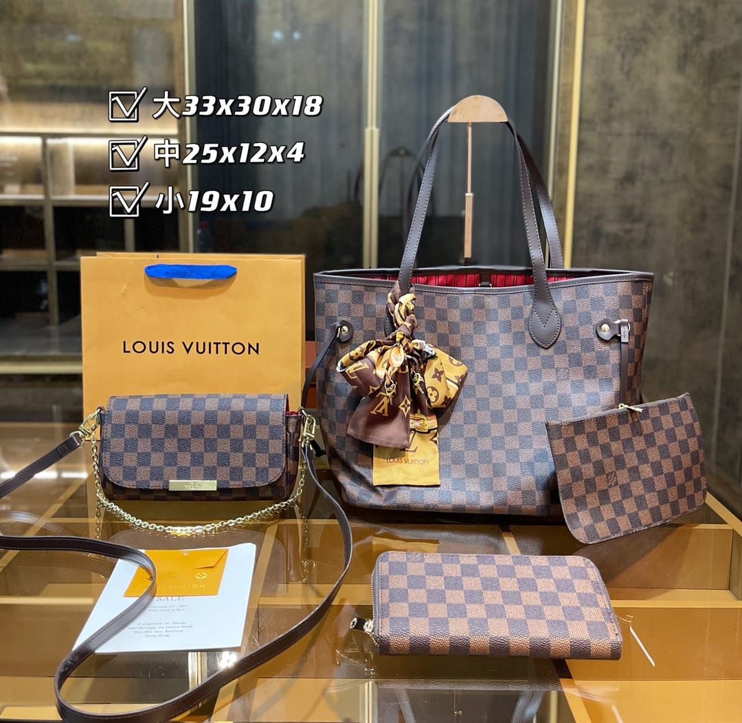 Louis Vuitton Neverfull  Handbag Sets