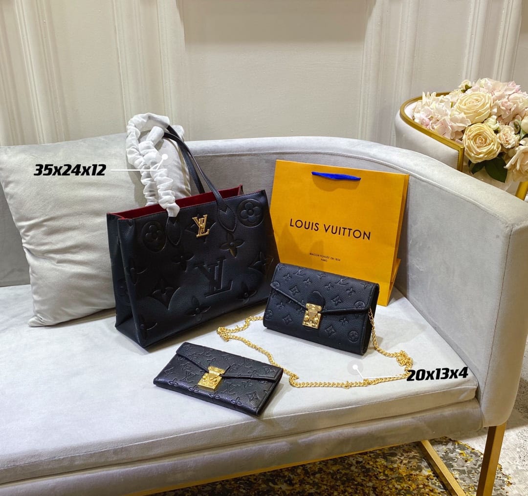 Louis Vuitton LockMe shopper Handbag Sets