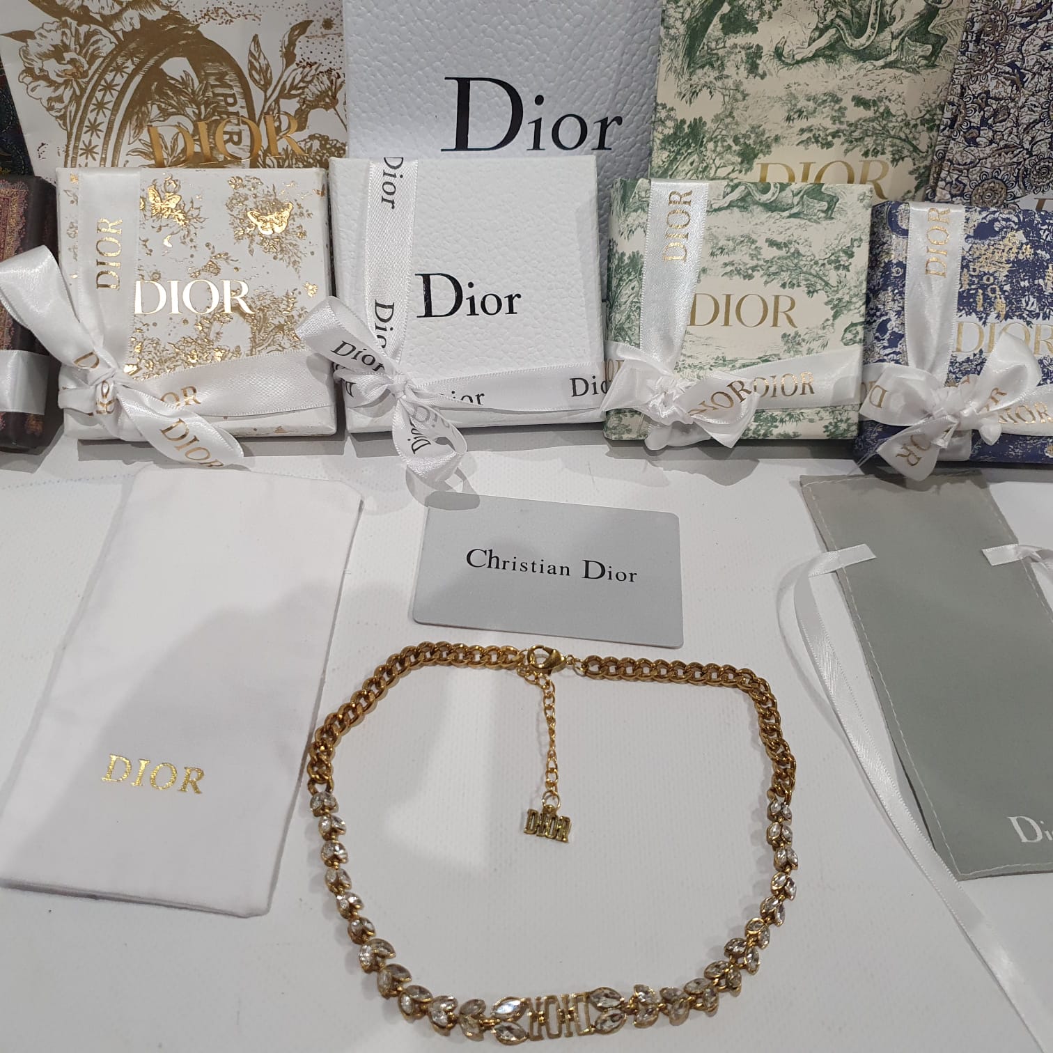 Christian Dior Necklace, bracelet and earrings