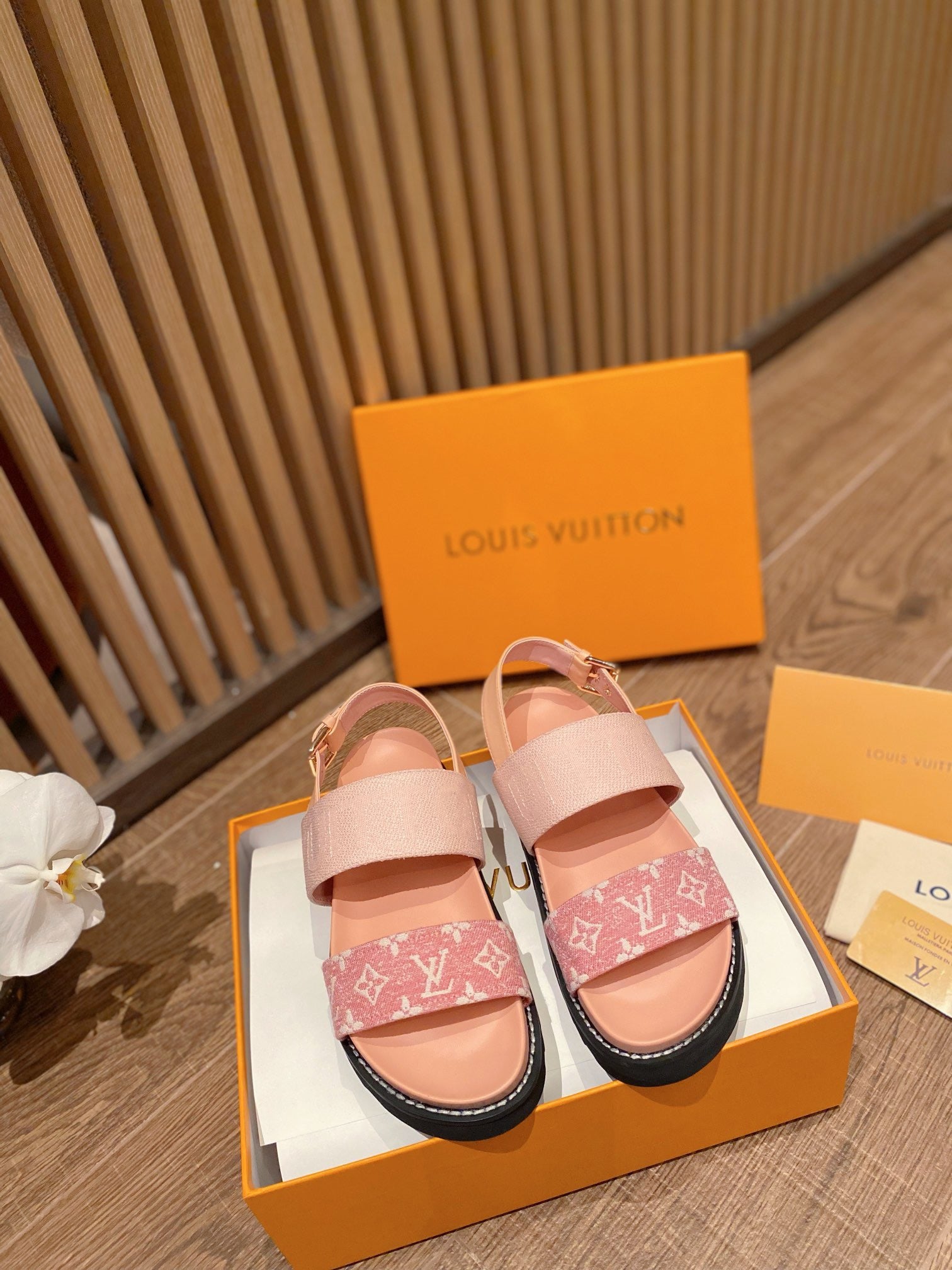 Louis Vuitton DAMIER Women's Sandals