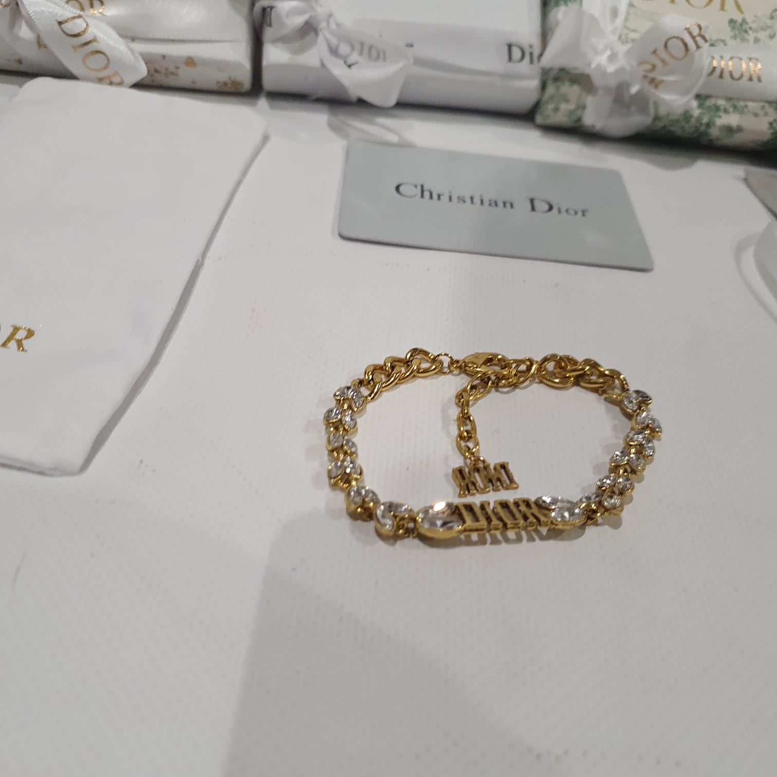Christian Dior Necklace, bracelet and earrings