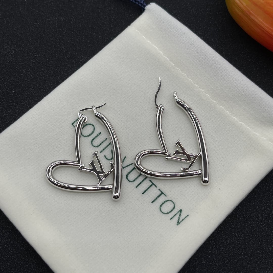 Louis Vuitton Heart Earrings