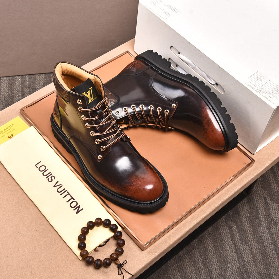 Louis Vuitton ankle shoes boots