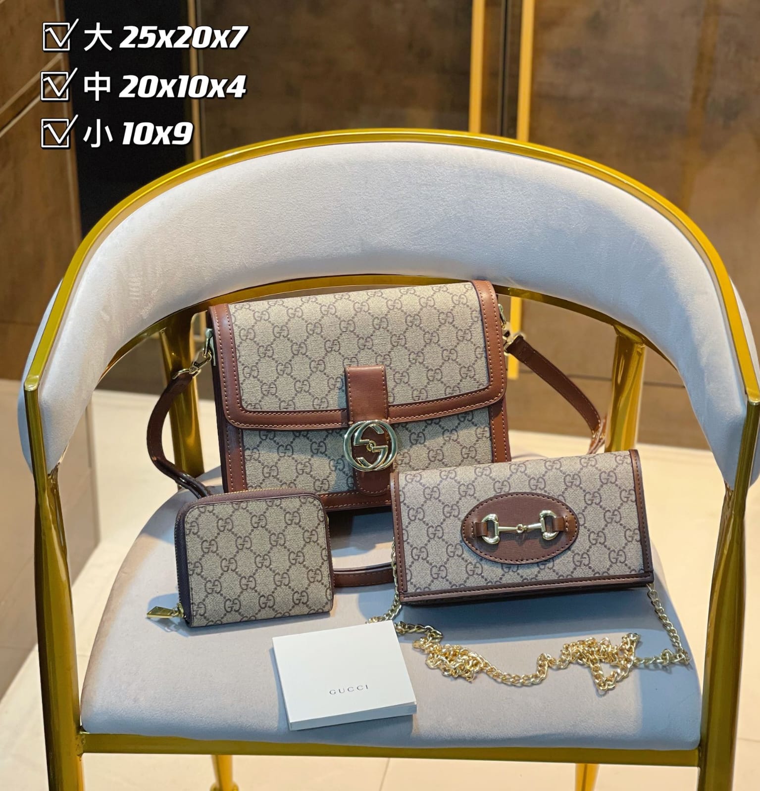 Gucci Handbag Set