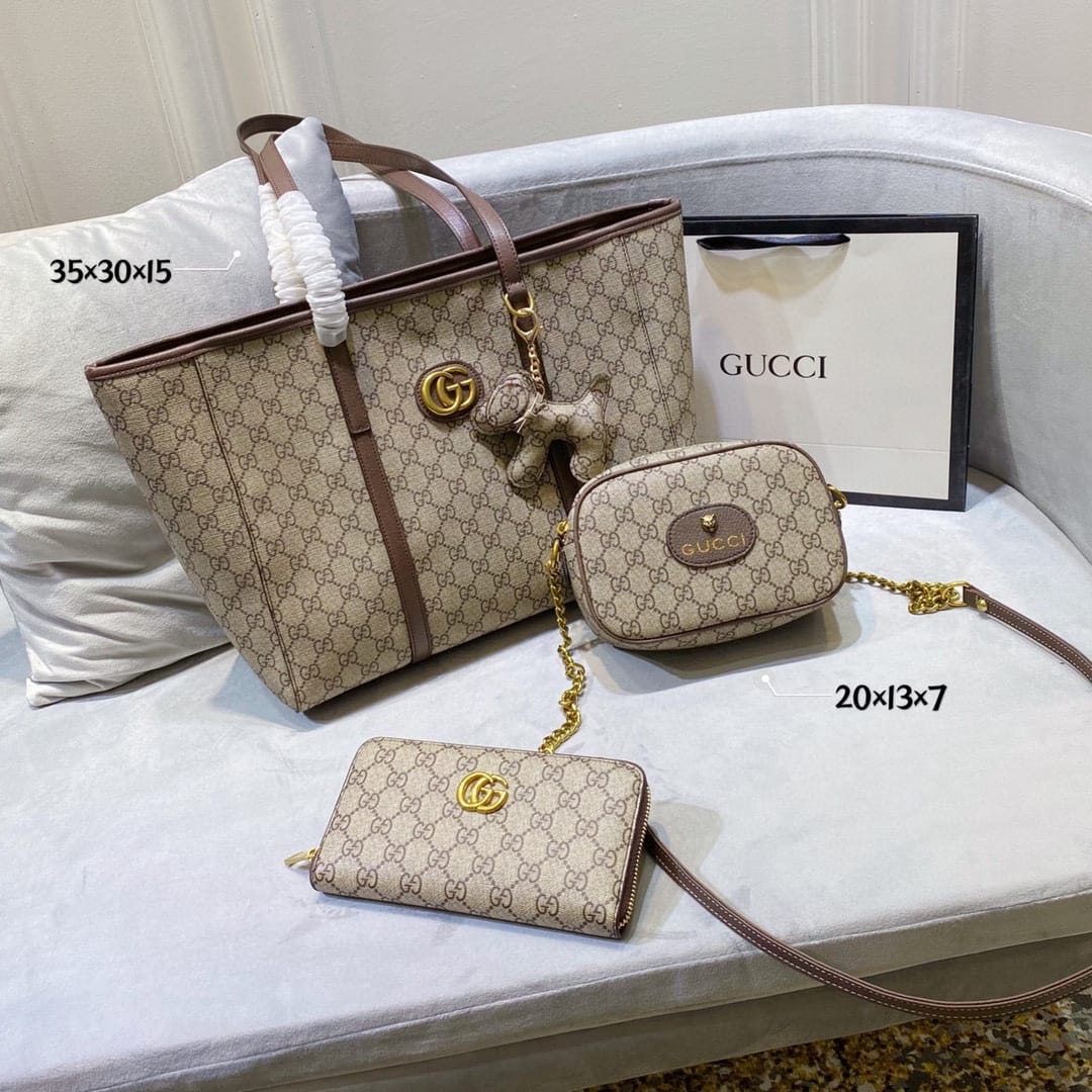 Gucci Tote Handbag Set