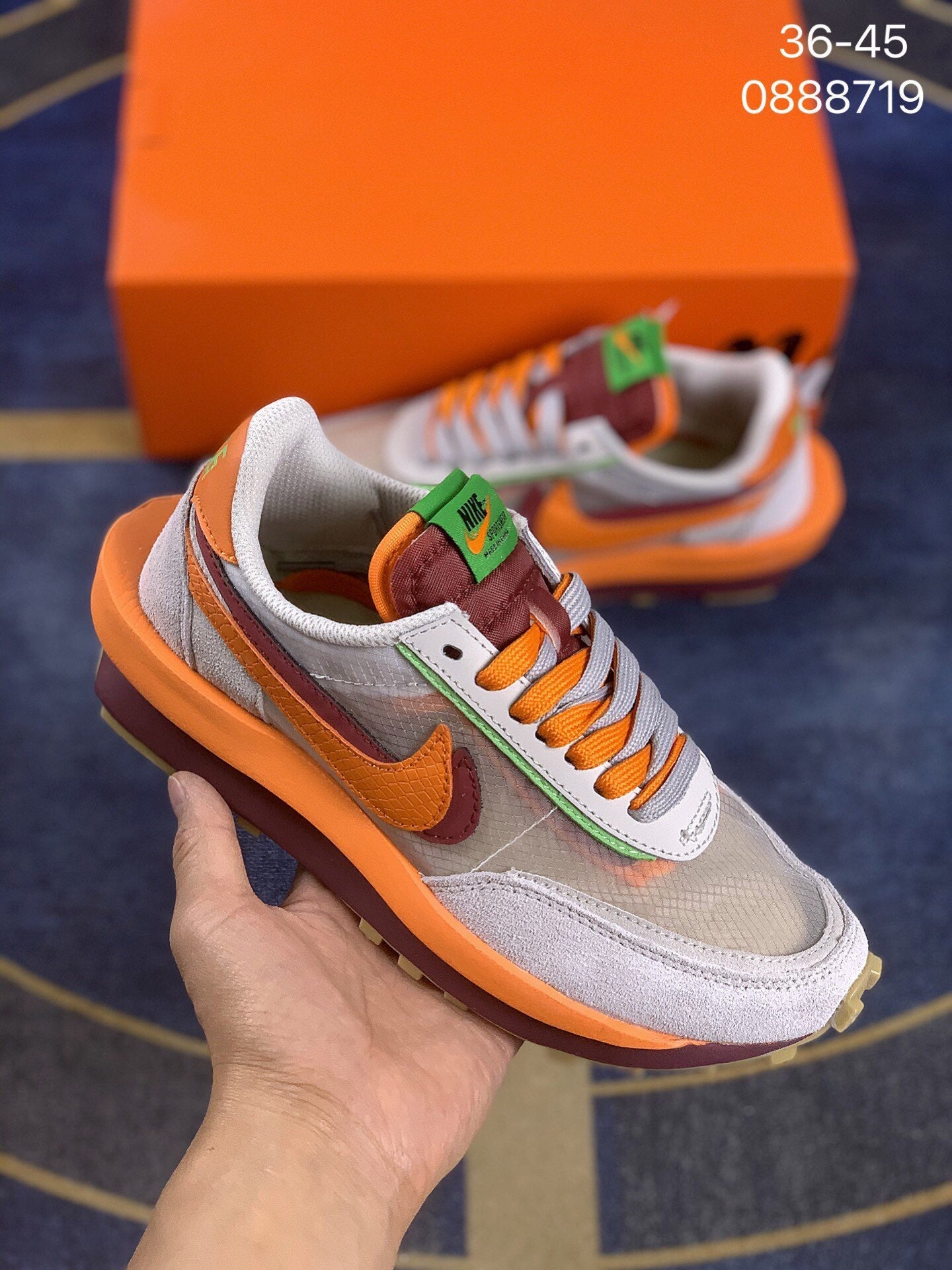 NIKE LD WAFFLE / SACAI "KISS OF DEATH" 2021