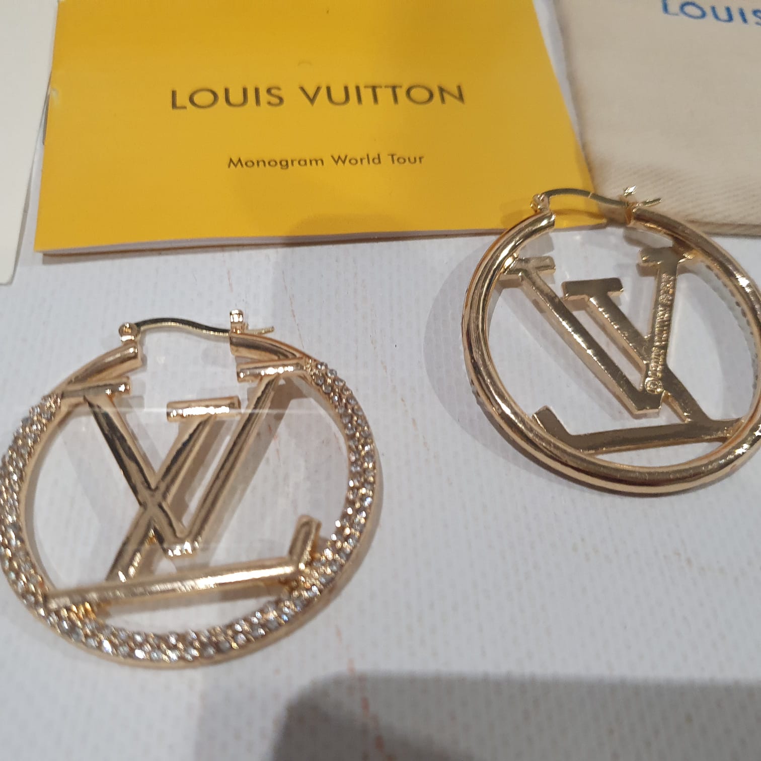 Louis  Vuitton Necklace, Earrings and Brooch Set