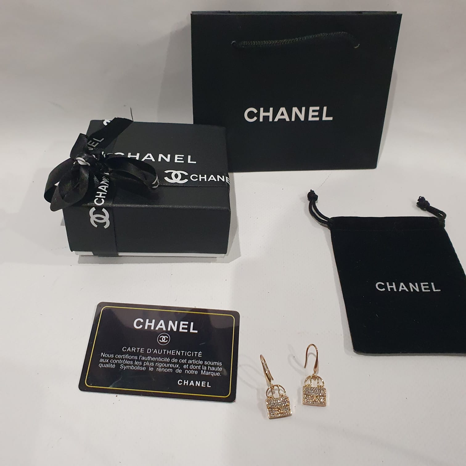 Chanel Necklace and Earrings