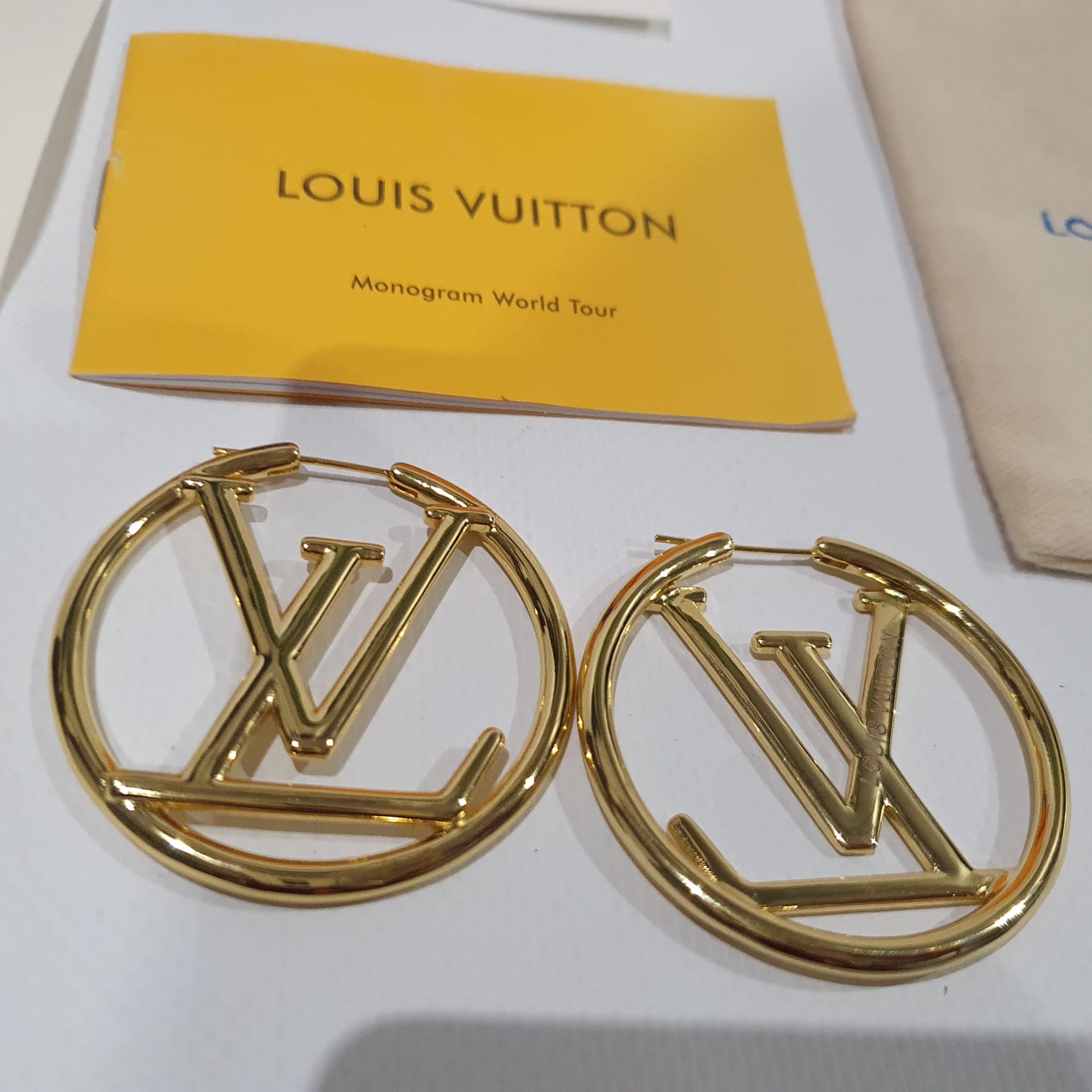 LOUIS VUITTON LOUISE HOOP EARRINGS - UNBOXING AND REVIEW 
