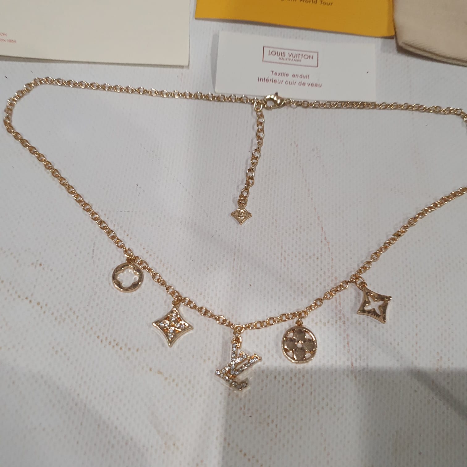 Louis Vuitton Necklace and Bracelet