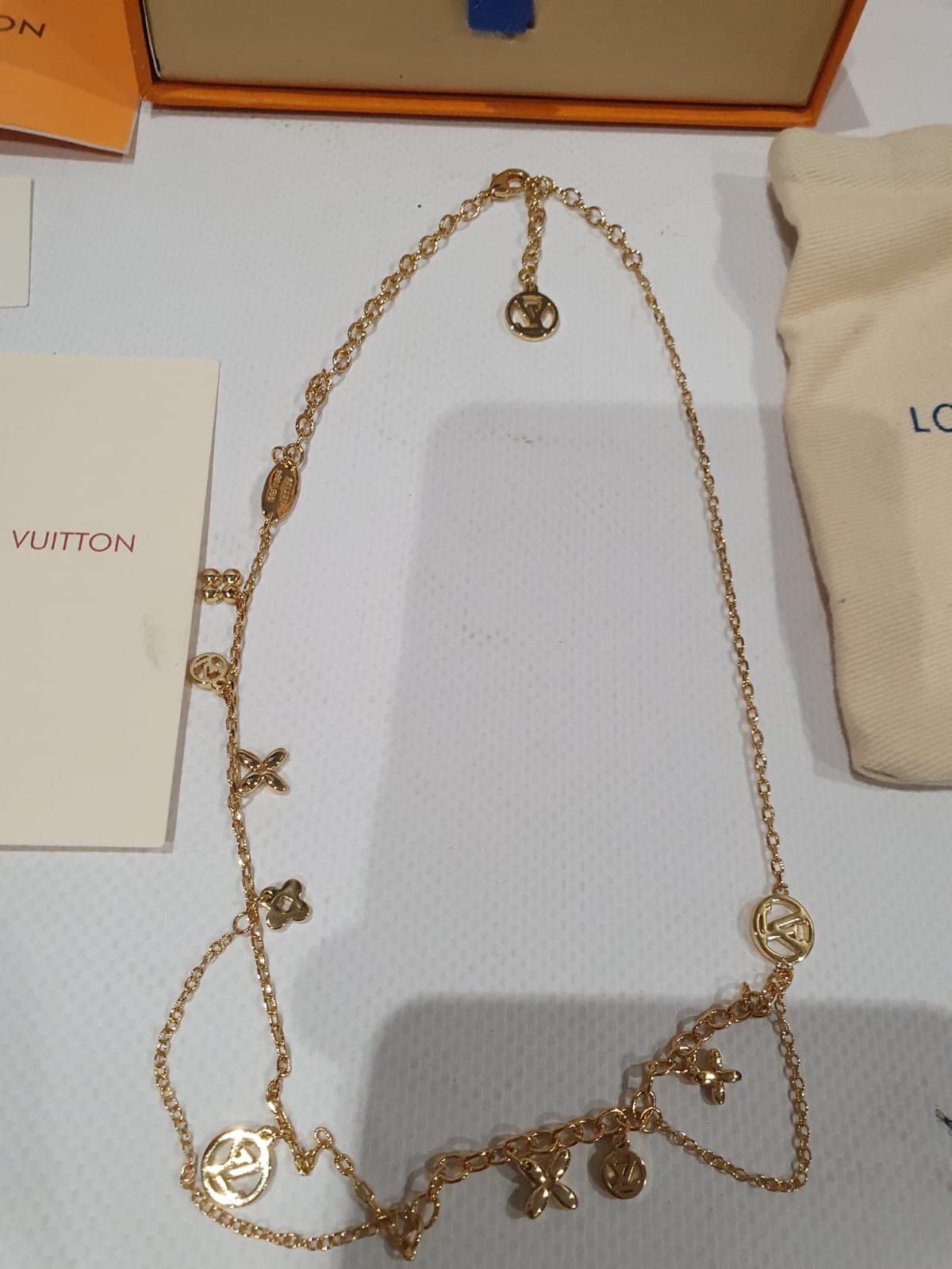 Pre-owned Gold Blooming Supple Necklace