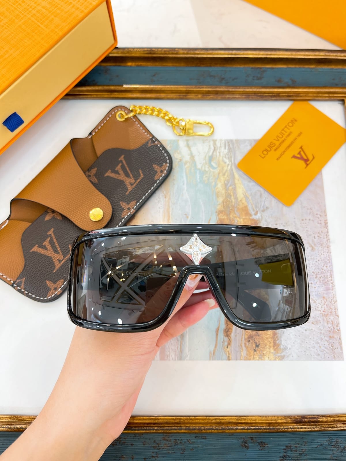 Louis Vuitton Cyclone Sport Mask Sunglasses