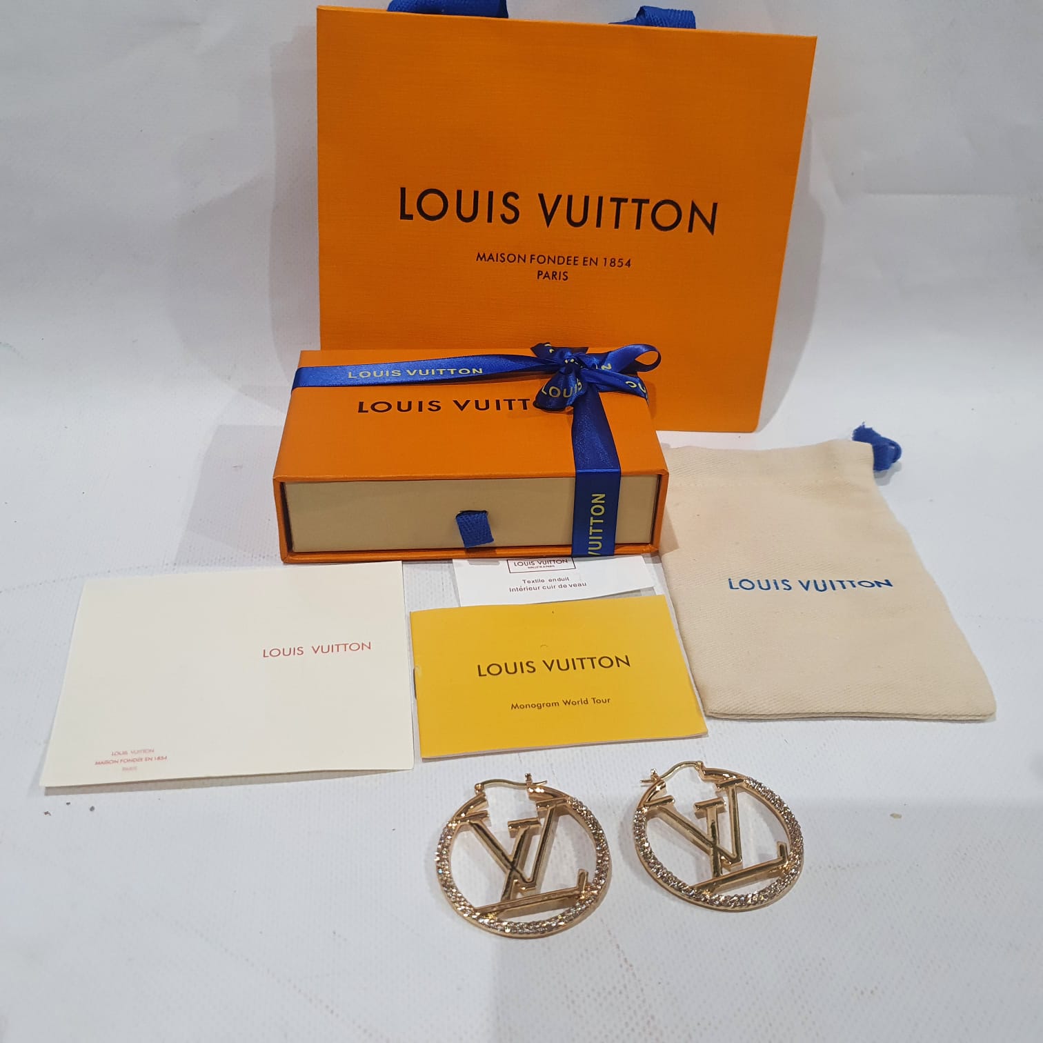 Louis  Vuitton Necklace, Earrings and Brooch Set