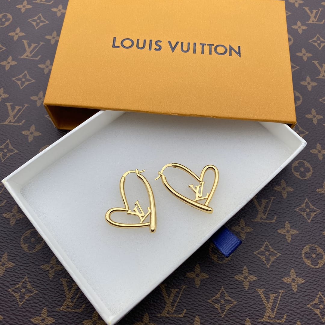 Louis Vuitton Heart Earrings