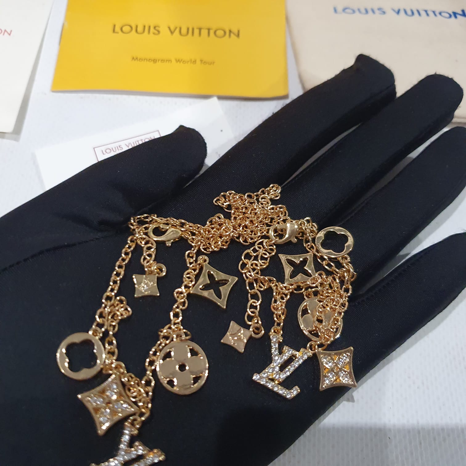 Louis Vuitton Necklace and Bracelet