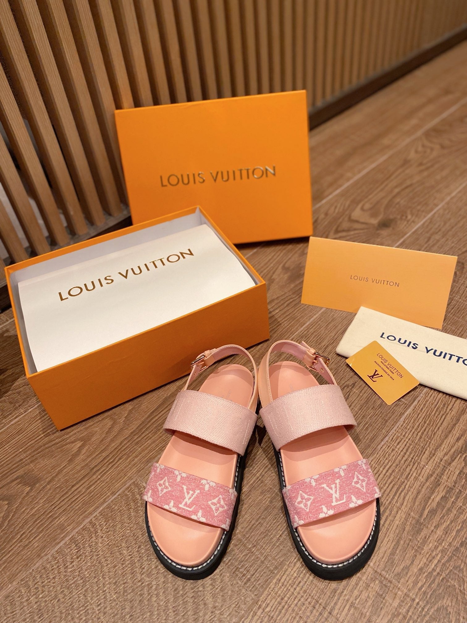 Louis Vuitton DAMIER Women's Sandals