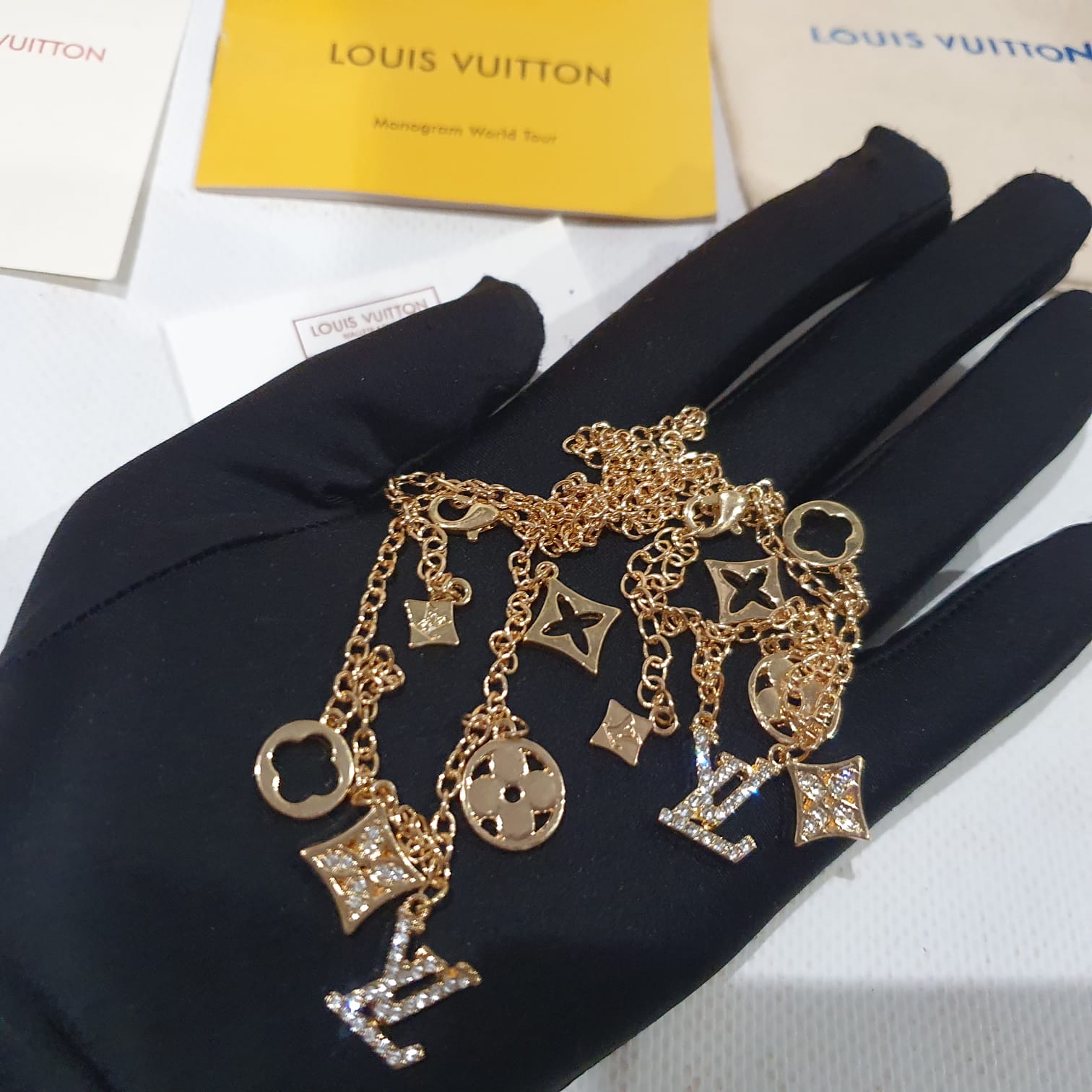 Louis Vuitton Necklace and Bracelet