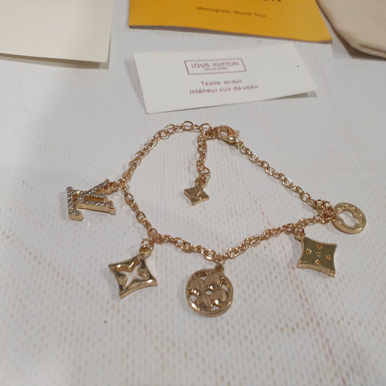 Louis Vuitton Necklace and Bracelet