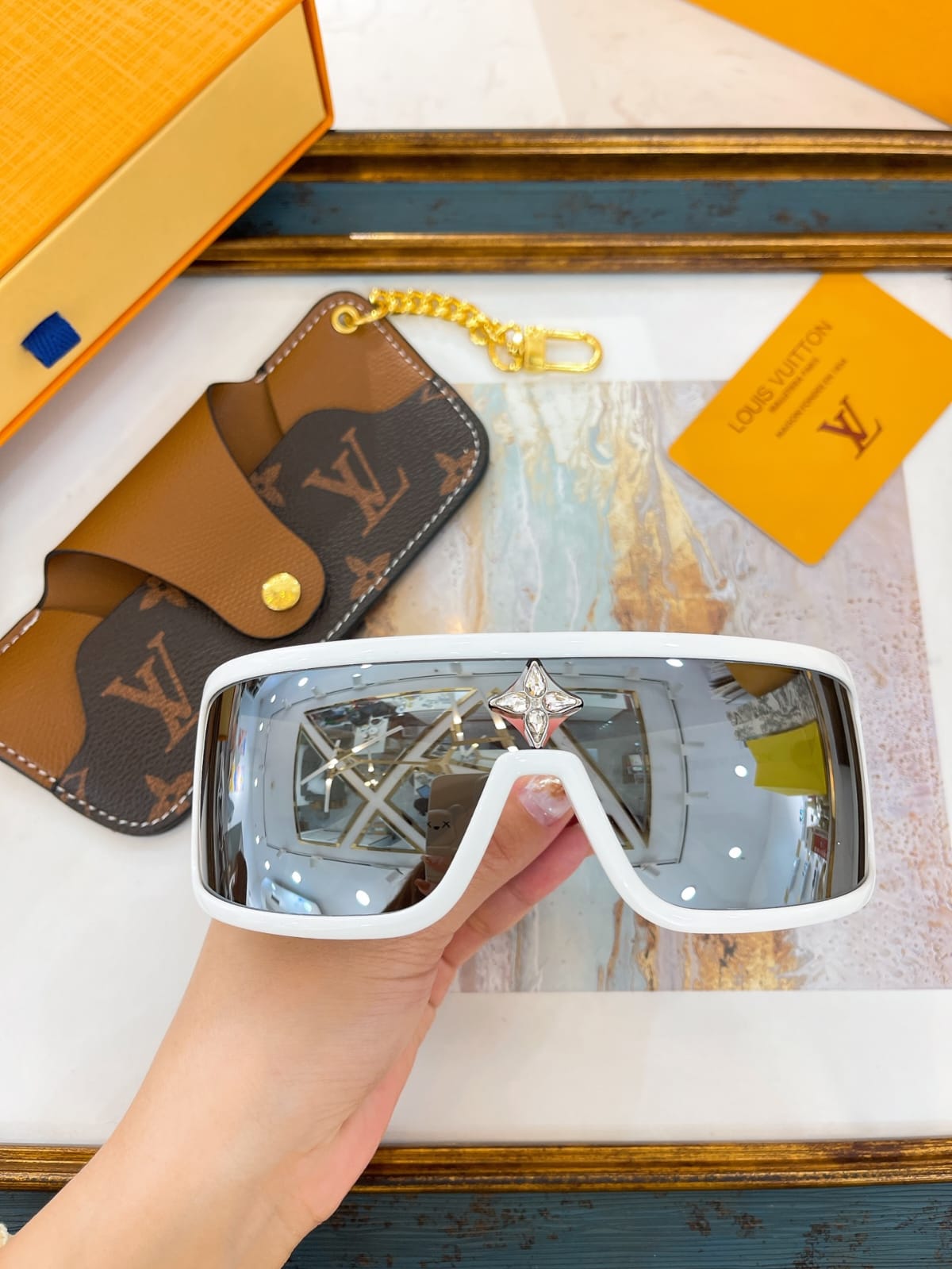 Louis Vuitton Cyclone Sport Mask Sunglasses