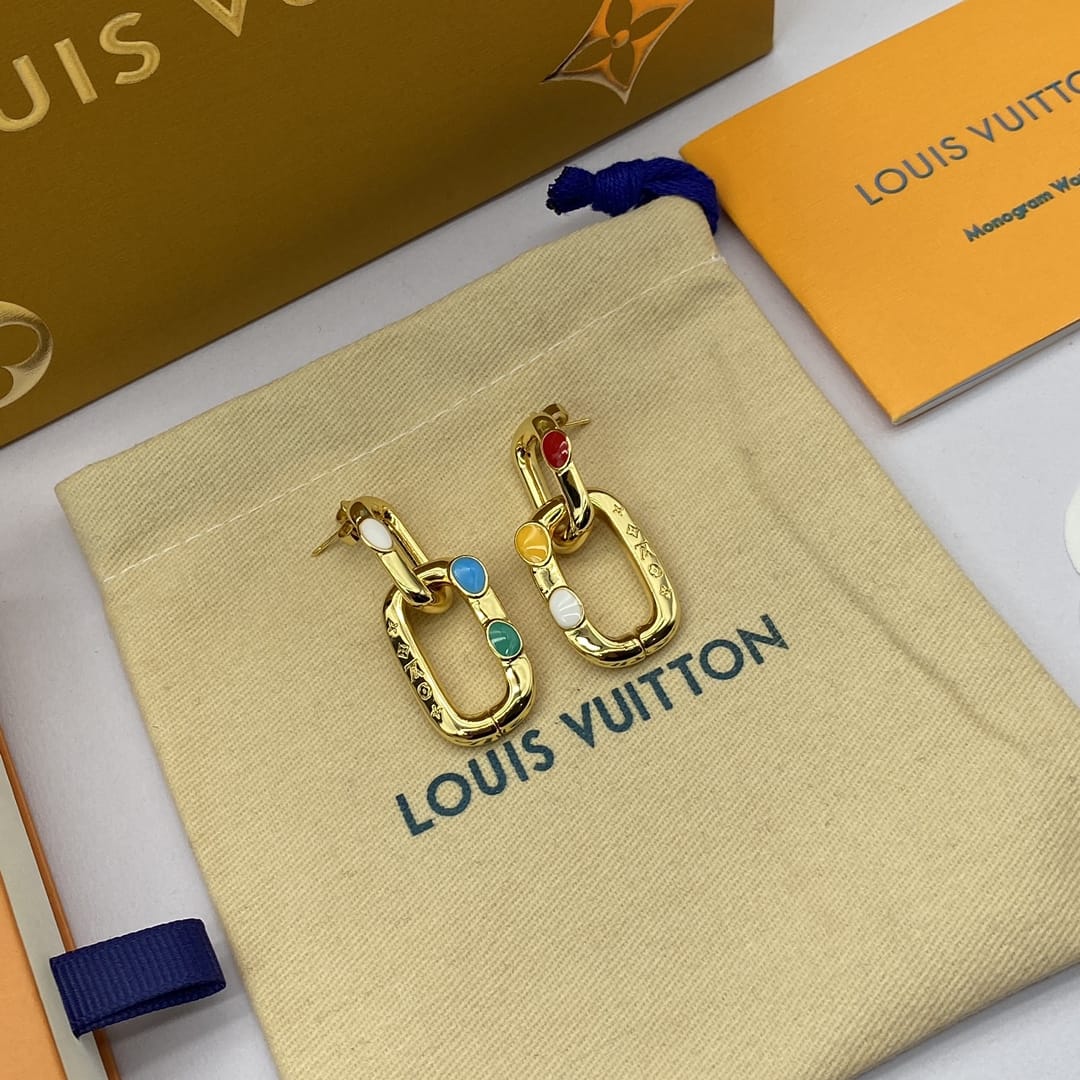 Louis Vuitton Chain Earrings