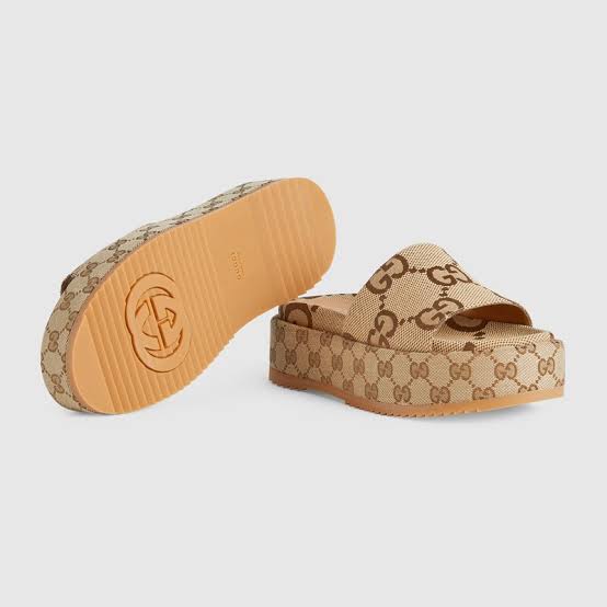 Gucci  Women's platform Slide Sandals