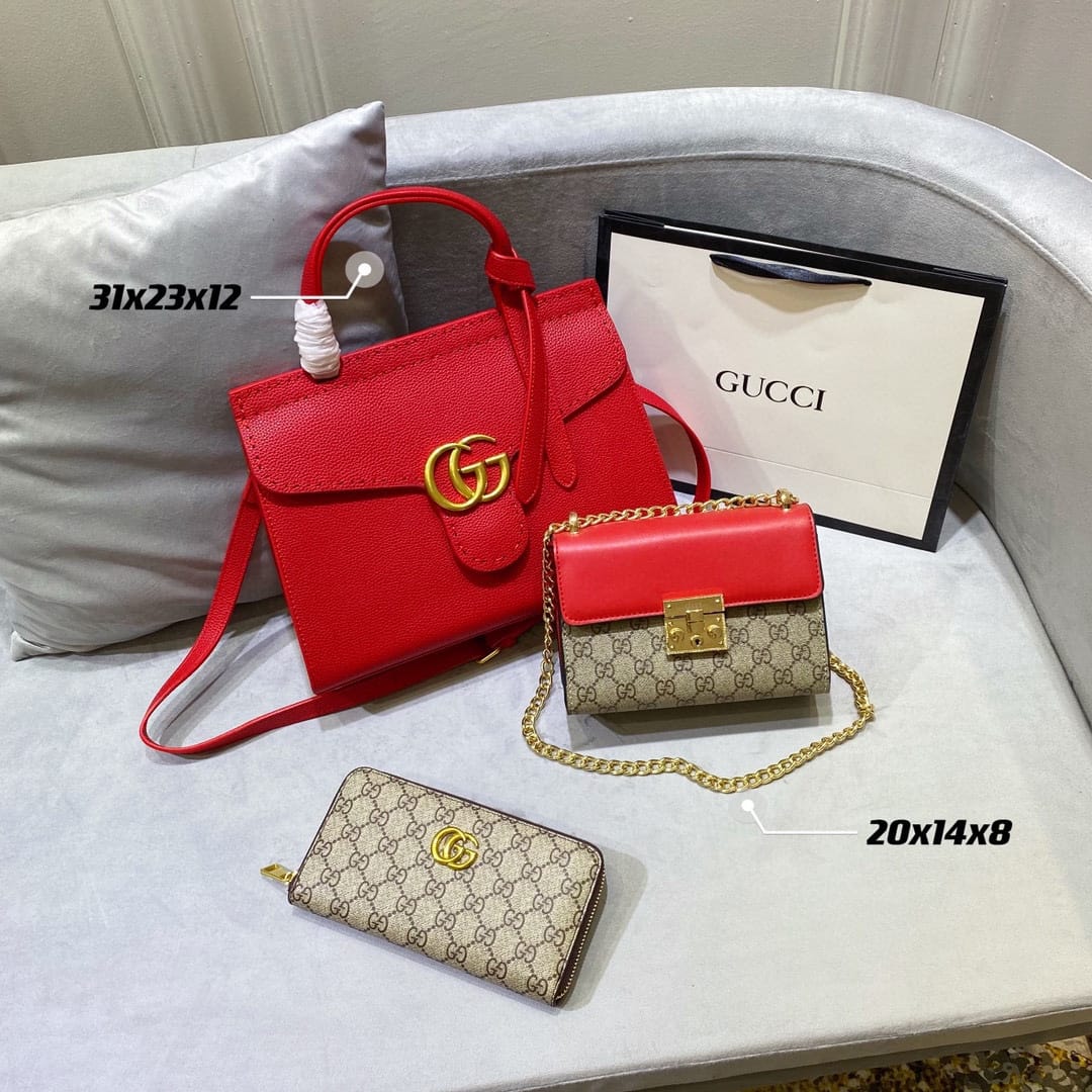Gucci Marmont Top Handle Handbag  Sets