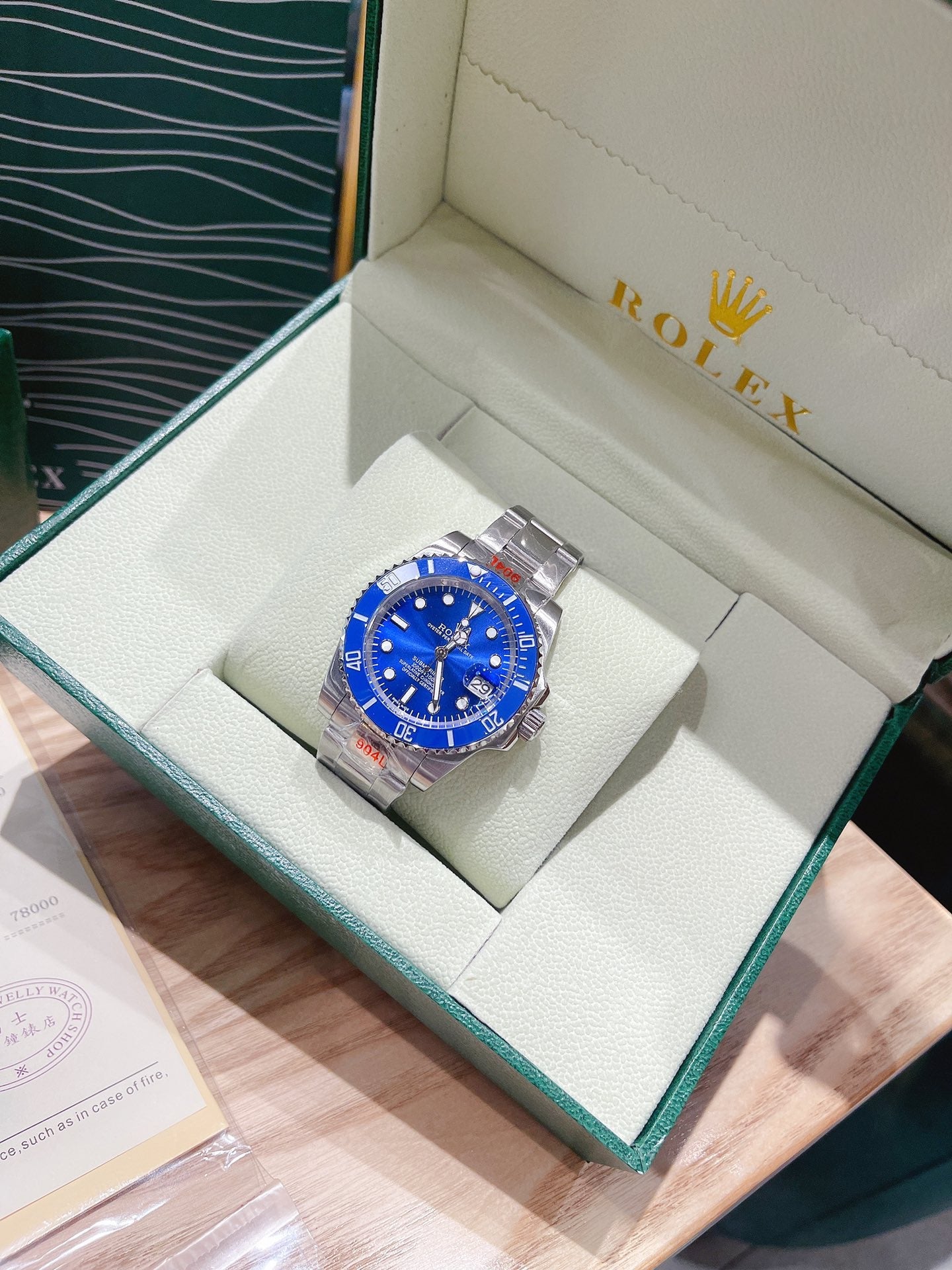 Rolex Submariner Blue index dial Oyster - 39mm