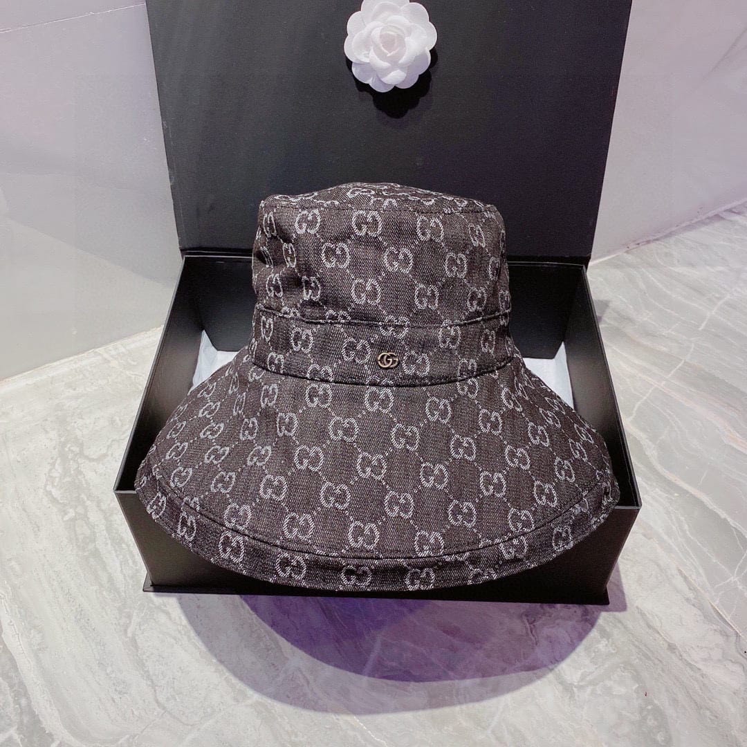 Gucci Canvas Wide Brim Hats