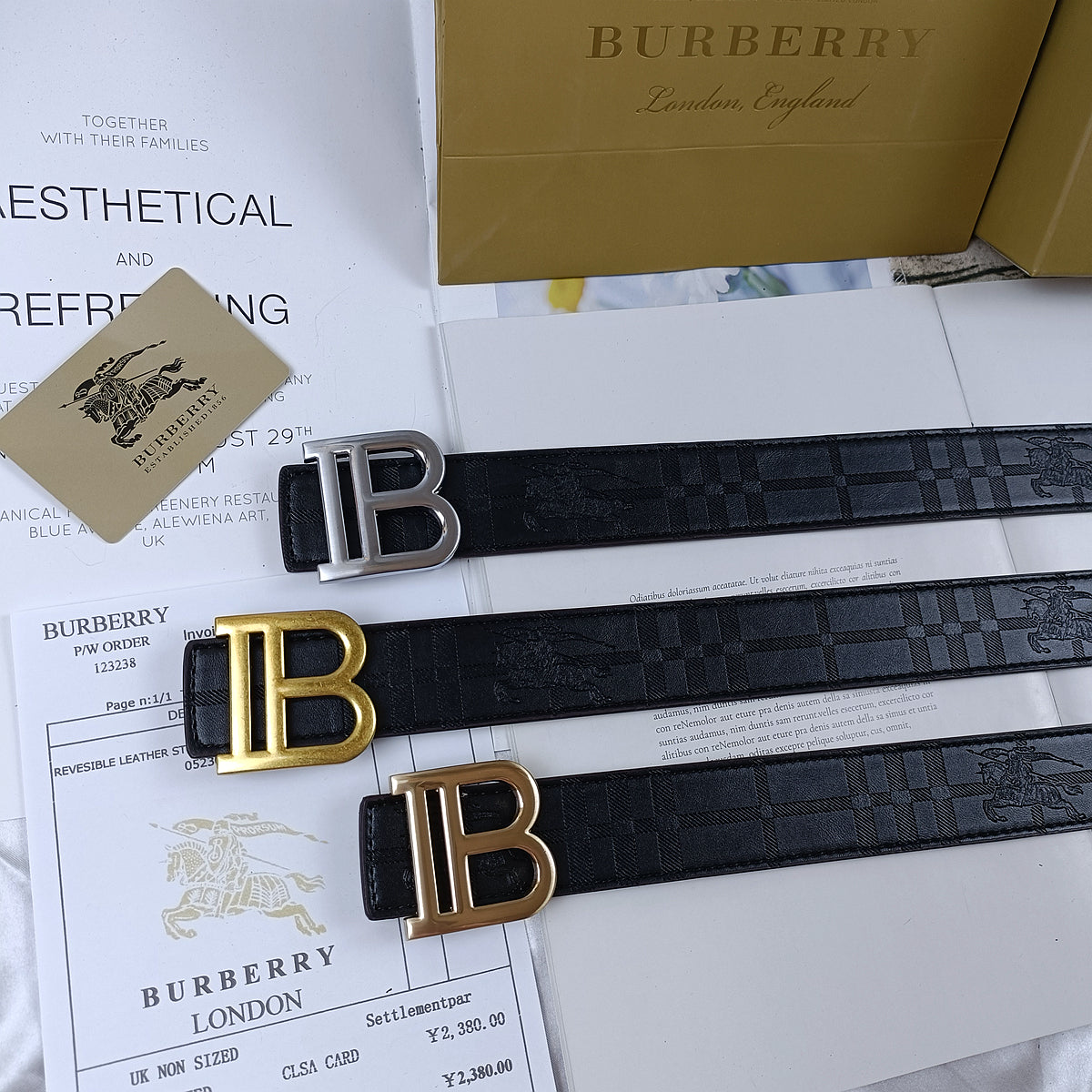 Burberry Belt Merit Trends