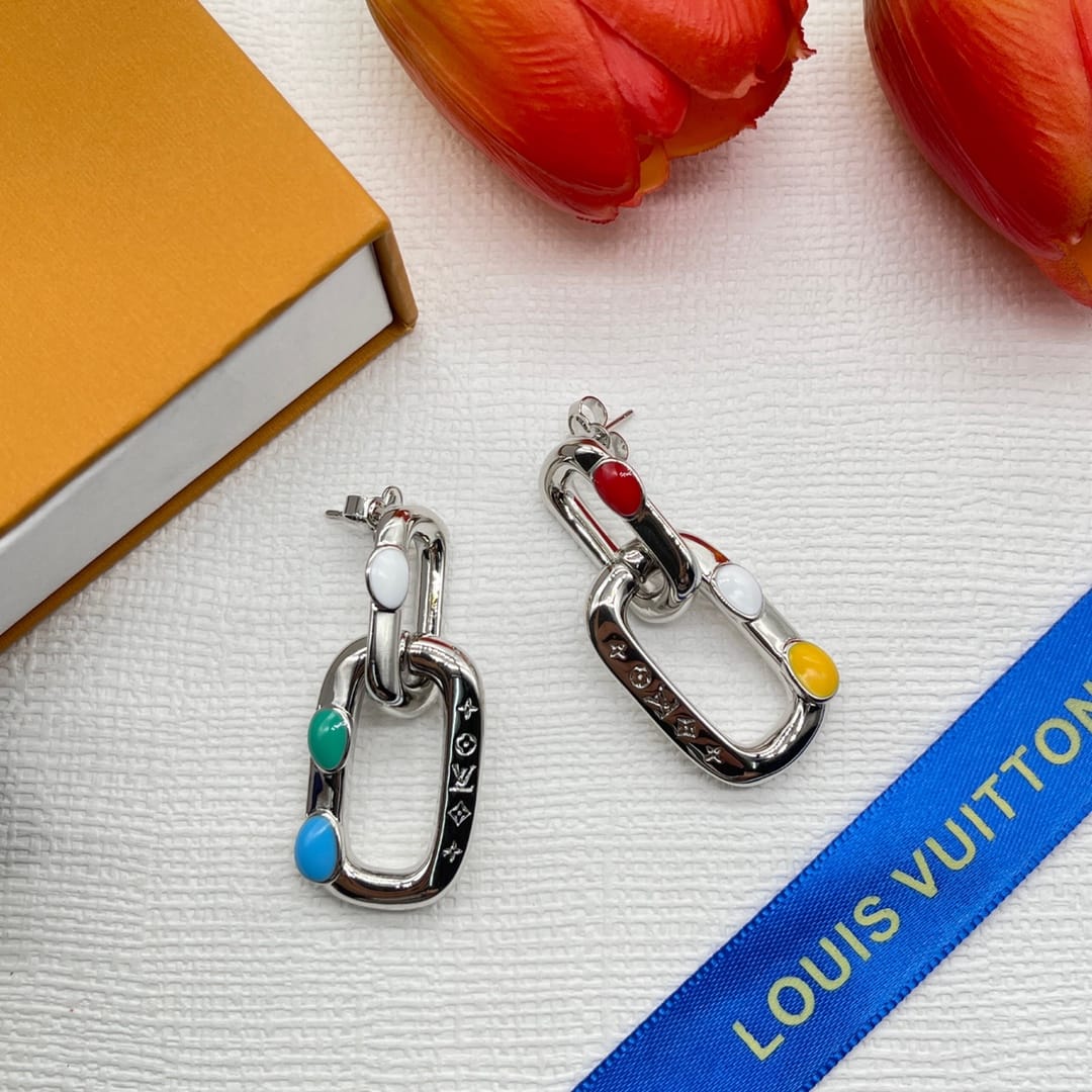 Louis Vuitton Chain Earrings