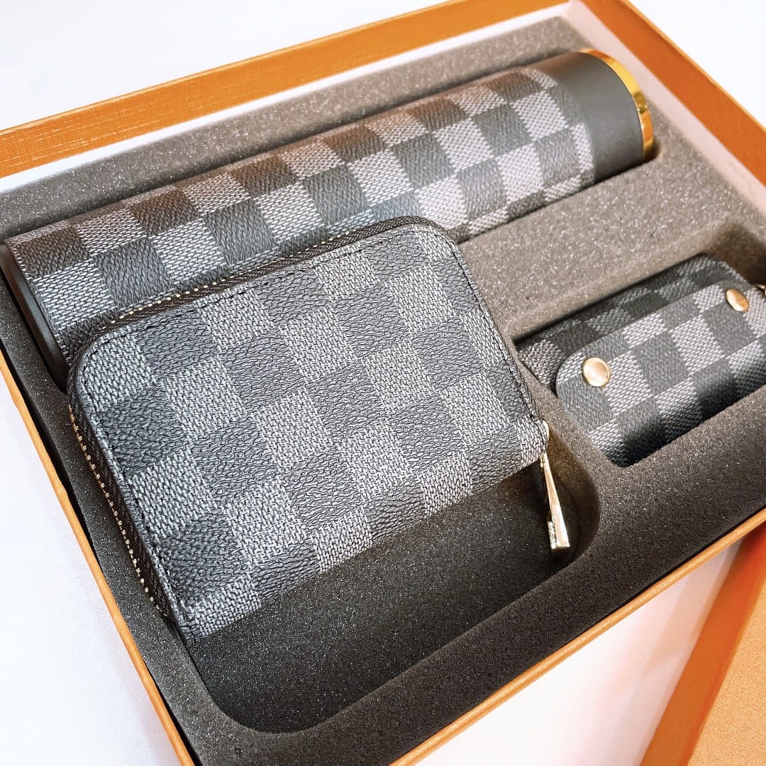 Louis Vuitton flask , Wallet and key holder set