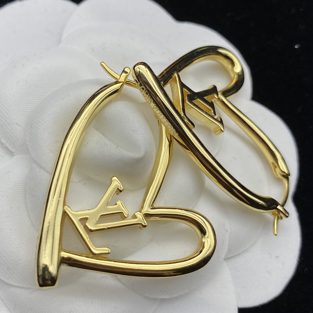 Louis Vuitton Heart Earrings