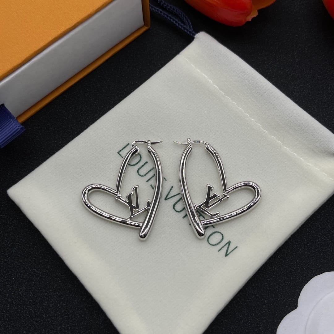 Louis Vuitton Heart Earrings