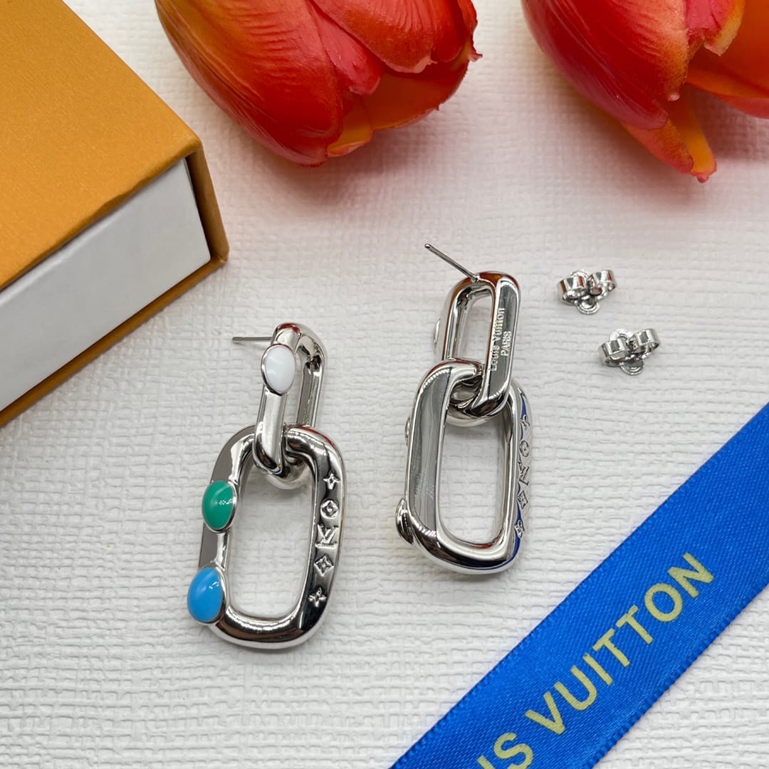 Louis Vuitton Chain Earrings