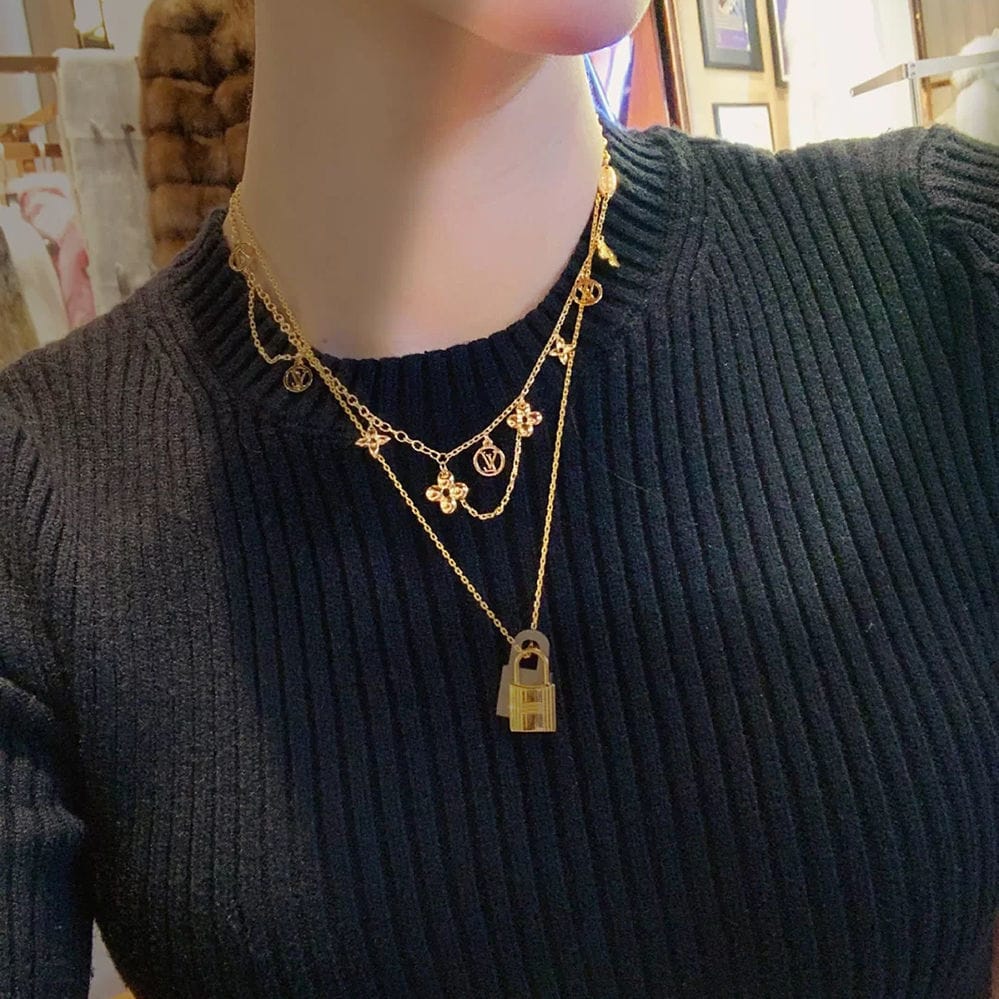 Louis Vuitton Blooming Supple Necklace - Brass Collar, Necklaces -  LOU179036