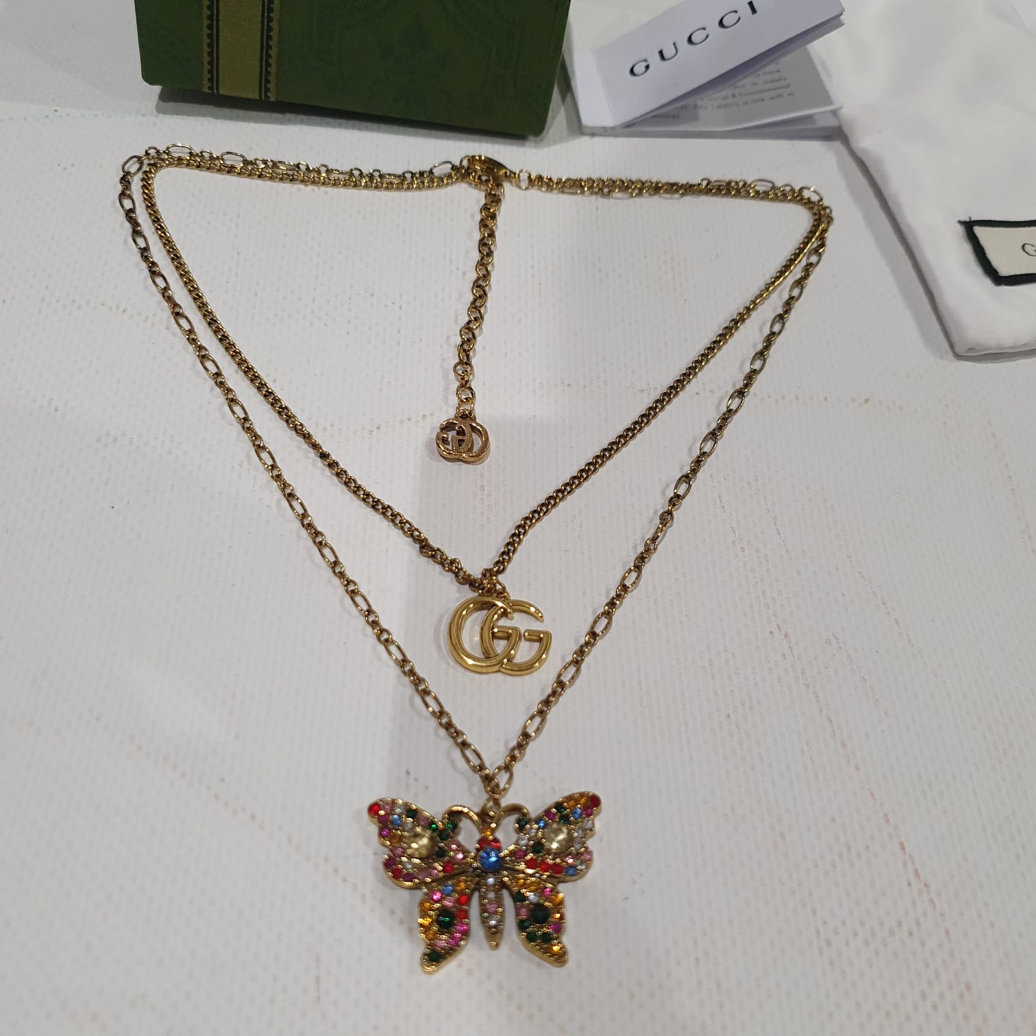 Gucci Necklace and Earrings