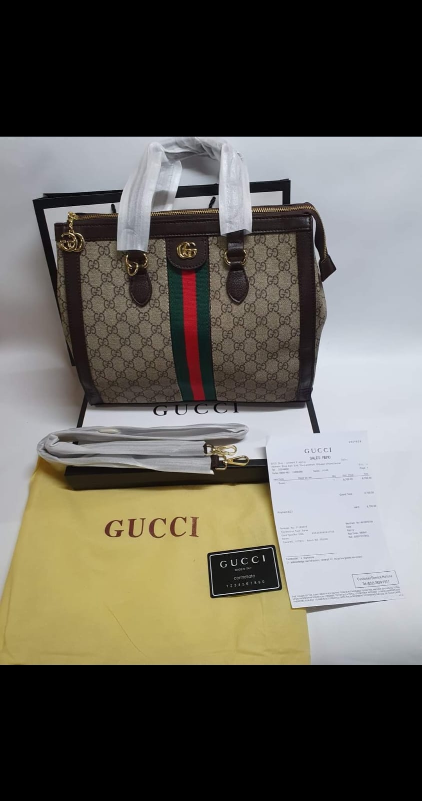 Gucci Ophidia Tote Handbag
