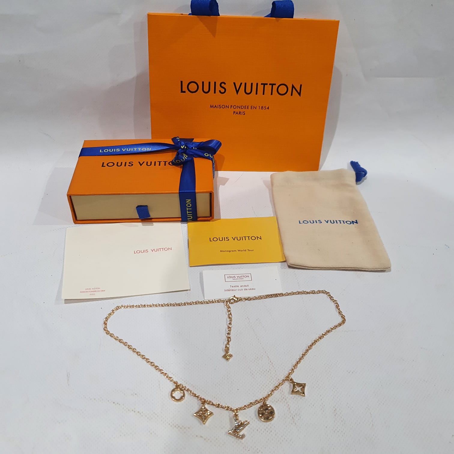 Louis Vuitton Necklace and Bracelet