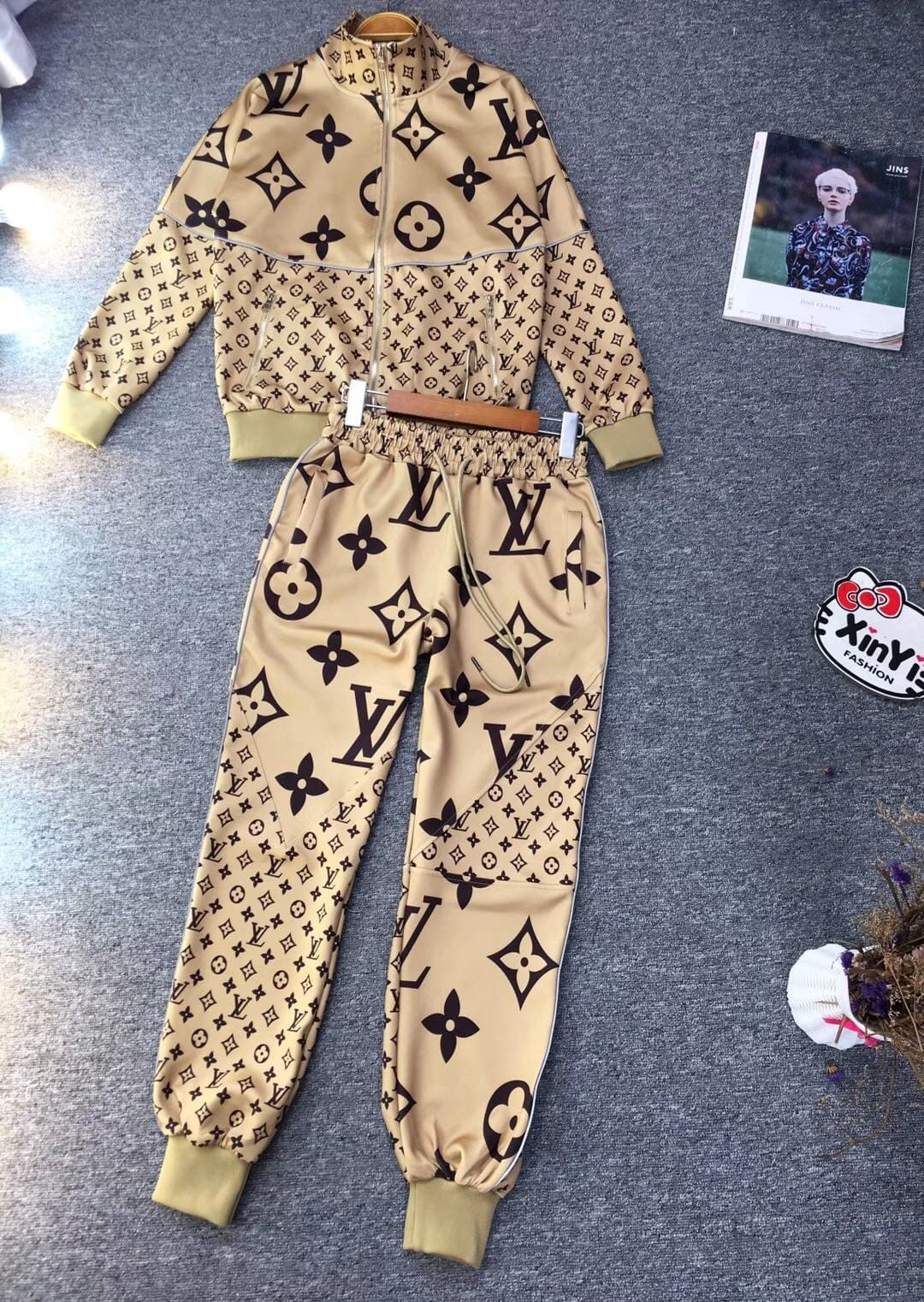 Louis Vuitton Tracksuit (reflective in the dark)