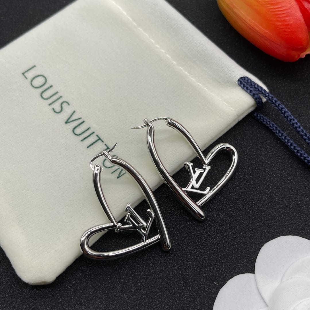 Louis Vuitton Heart Earrings