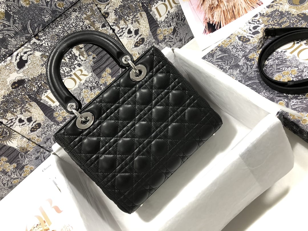 Christian Dior Medium Lady Dior Handbag ( Lushentic Version )