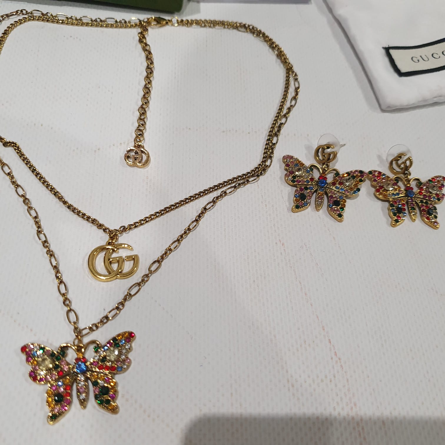 Gucci Necklace and Earrings