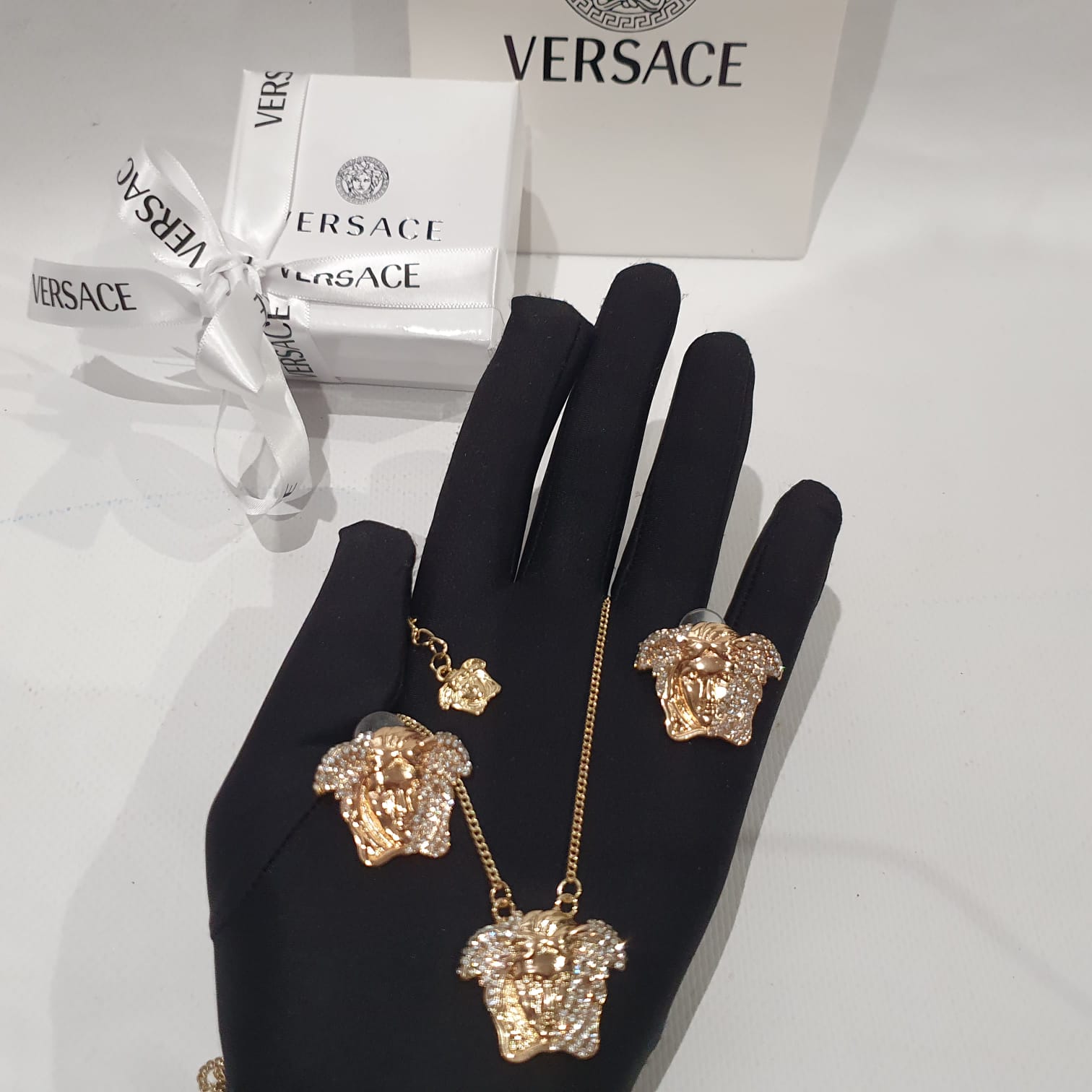 Versace Necklace and Earrings