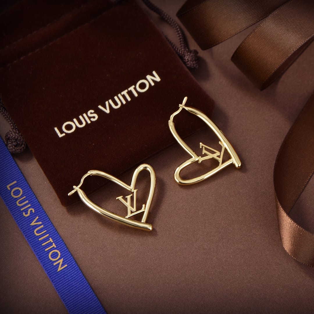 Louis Vuitton Heart Earrings